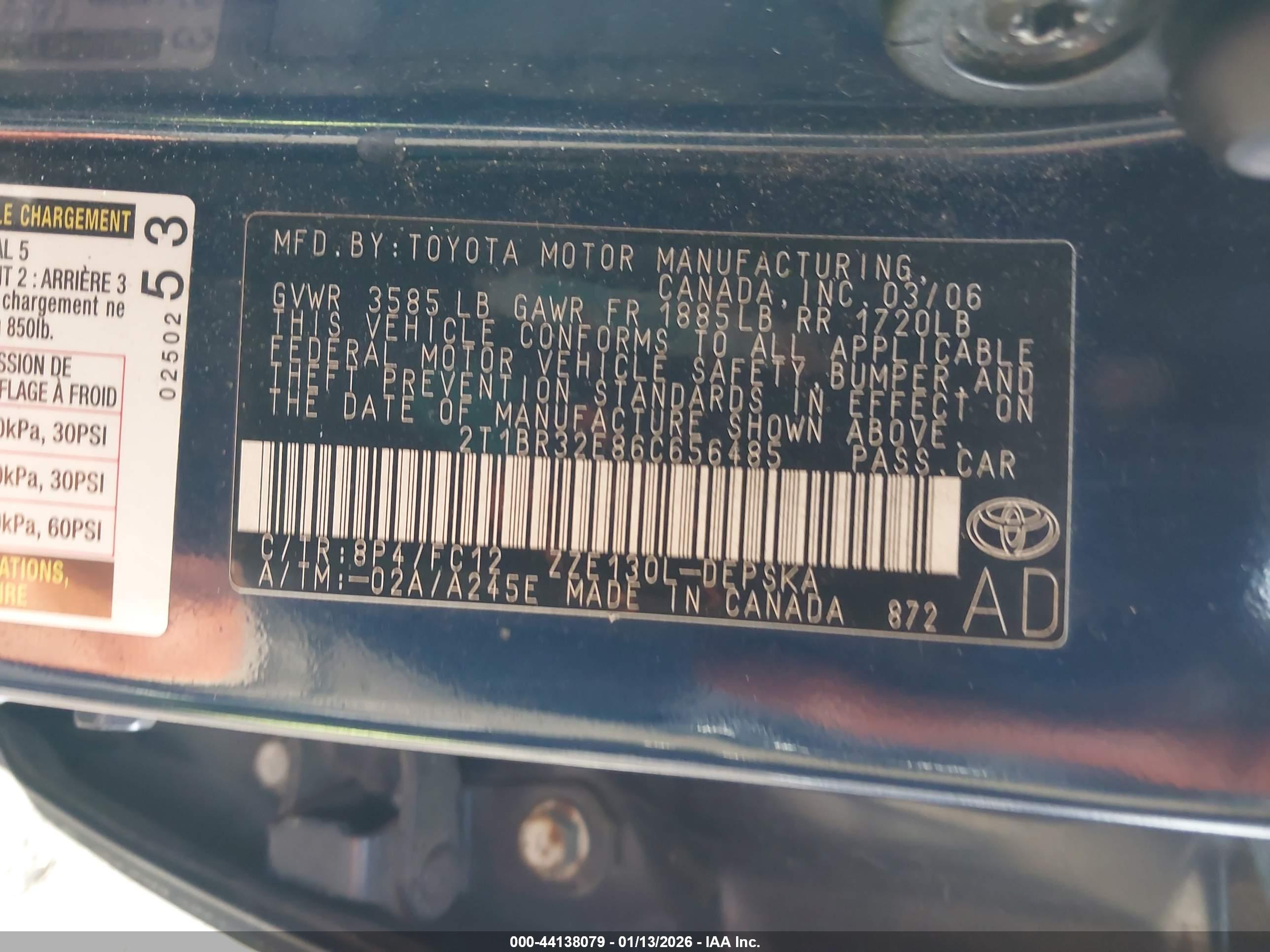 TOYOTA COROLLA image 9