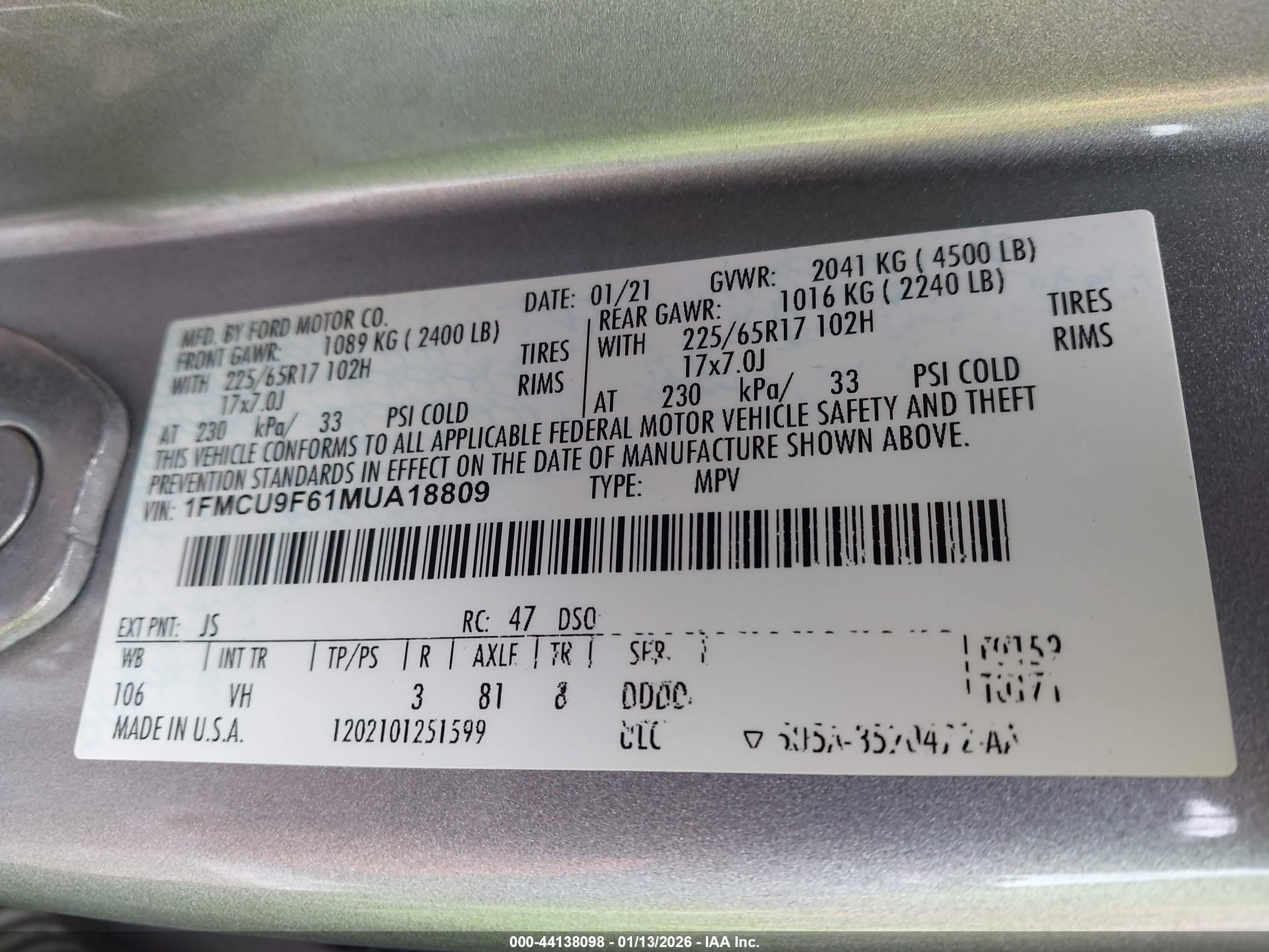 FORD ESCAPE image 9