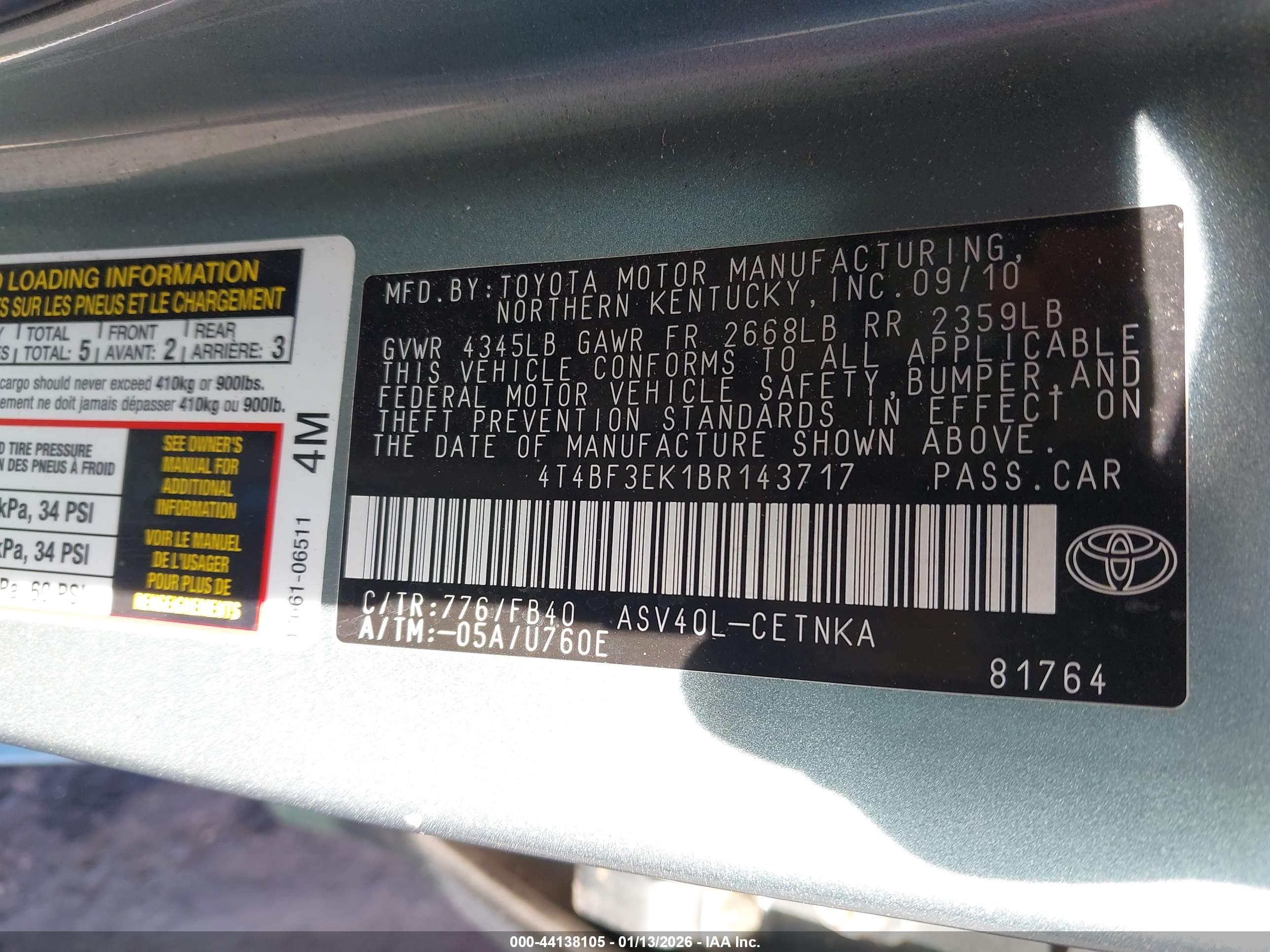 TOYOTA CAMRY image 9