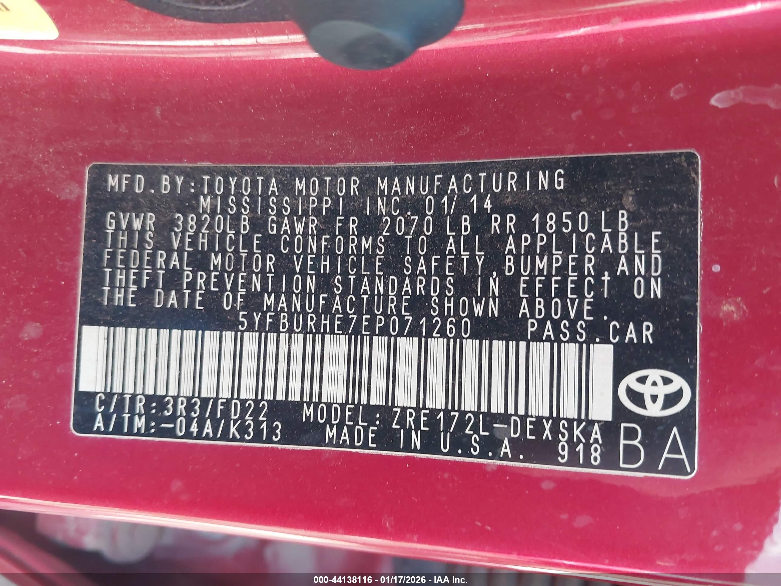 TOYOTA COROLLA image 9