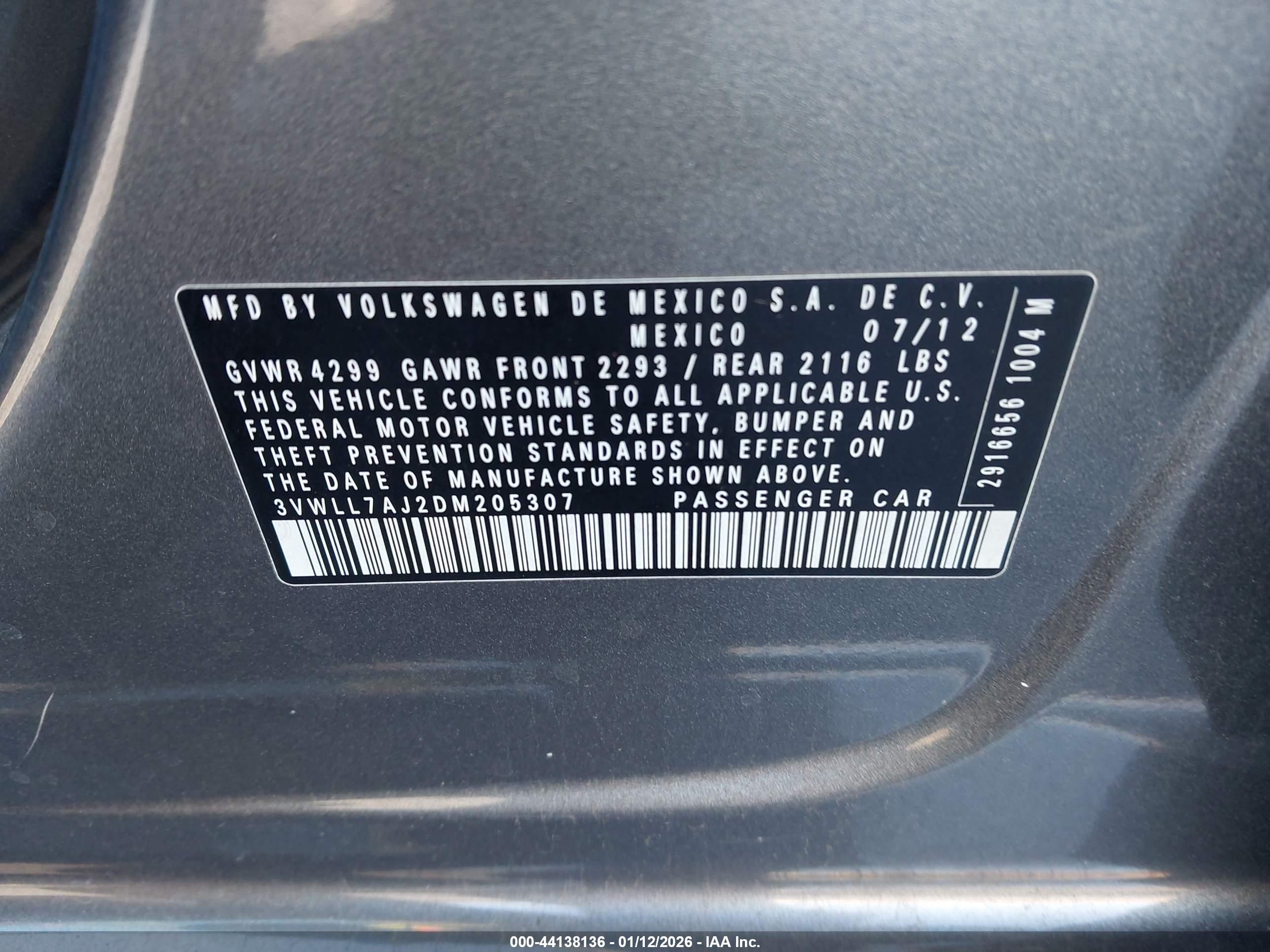 VOLKSWAGEN JETTA image 9