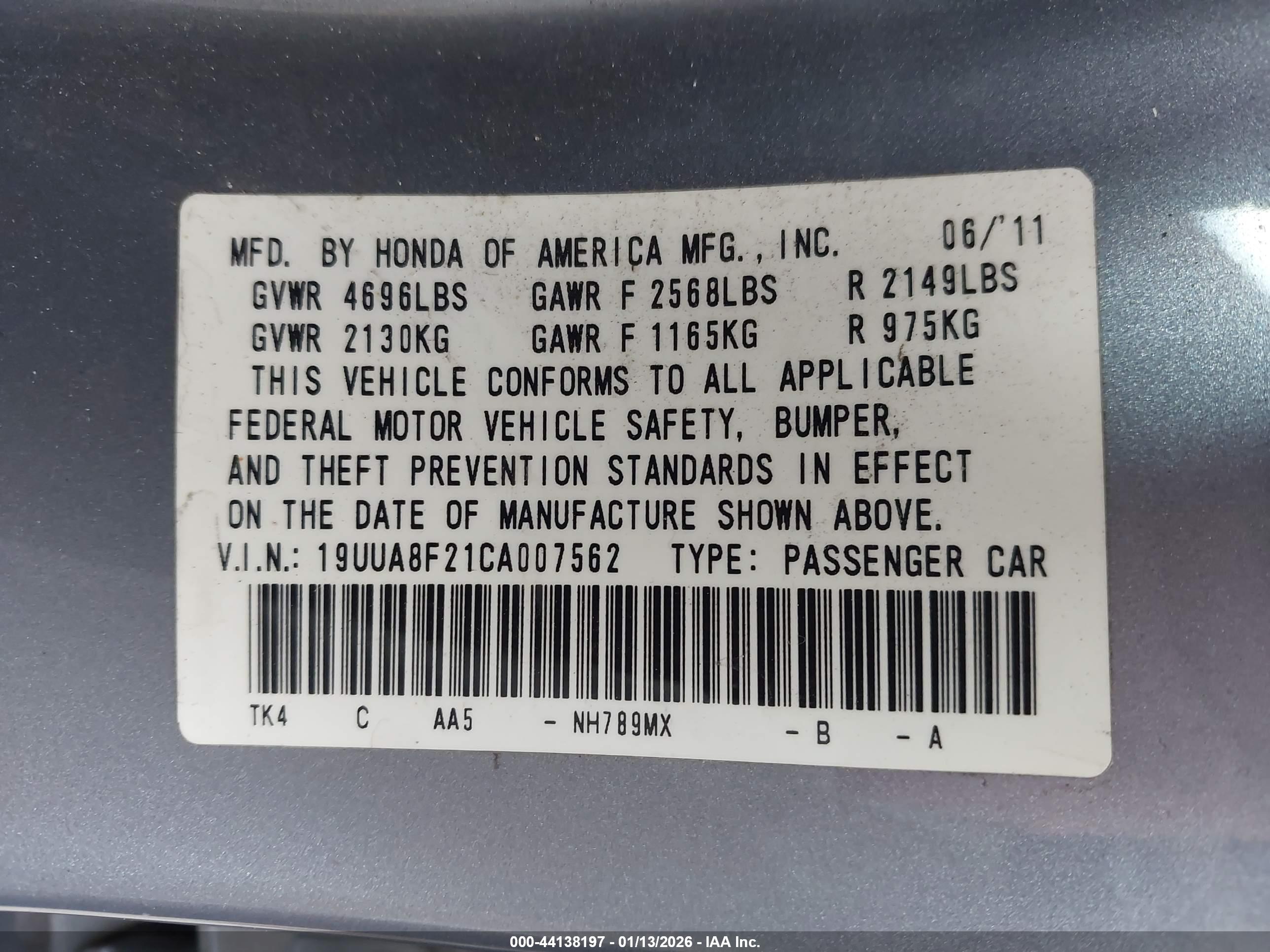 ACURA TL image 9
