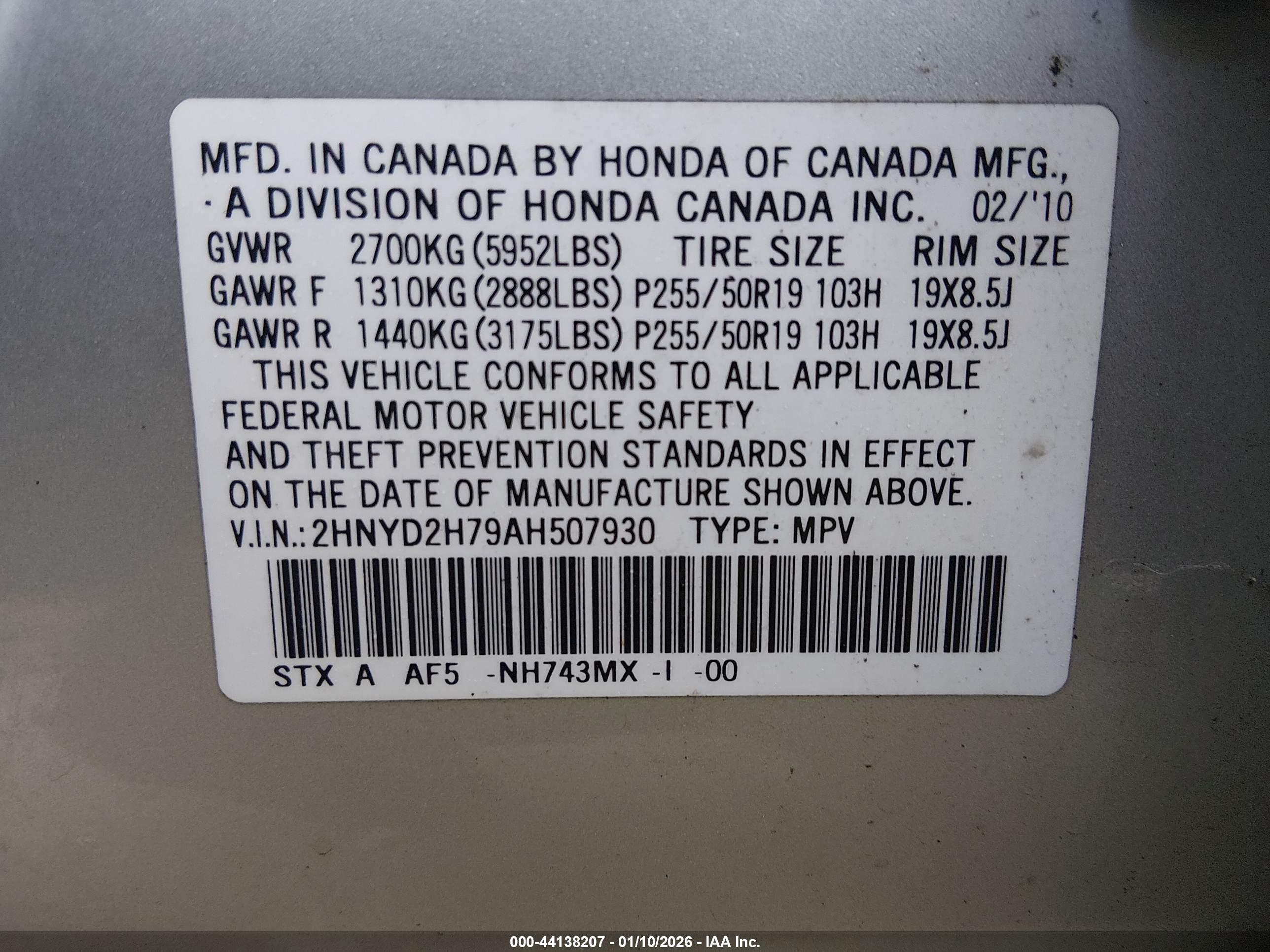 ACURA MDX image 9
