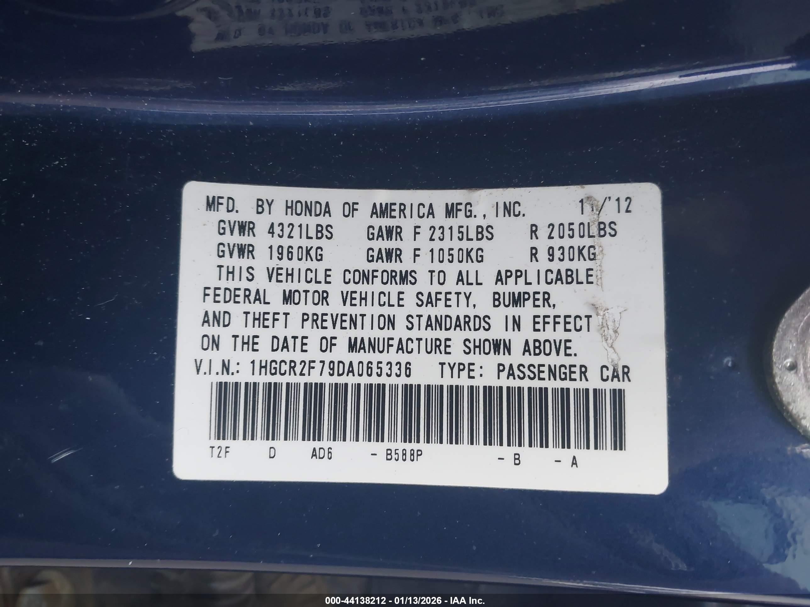 HONDA ACCORD image 9
