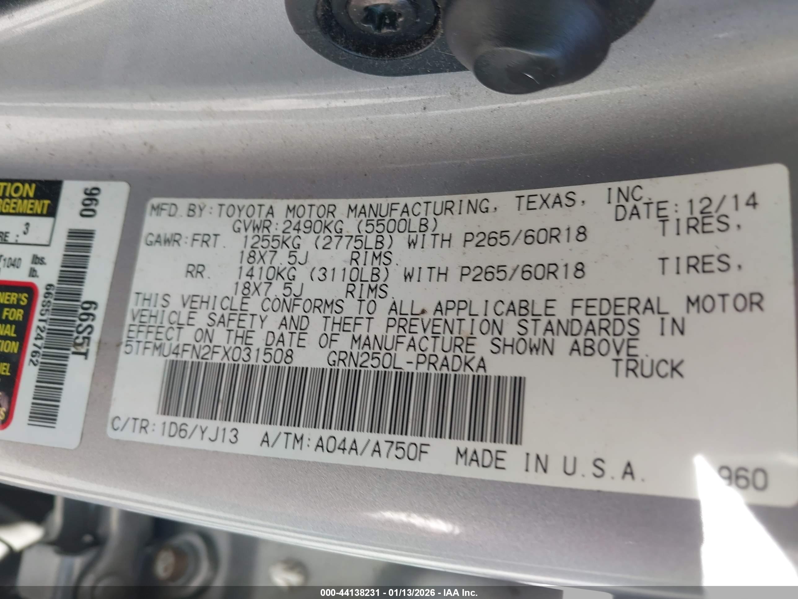 TOYOTA TACOMA image 9