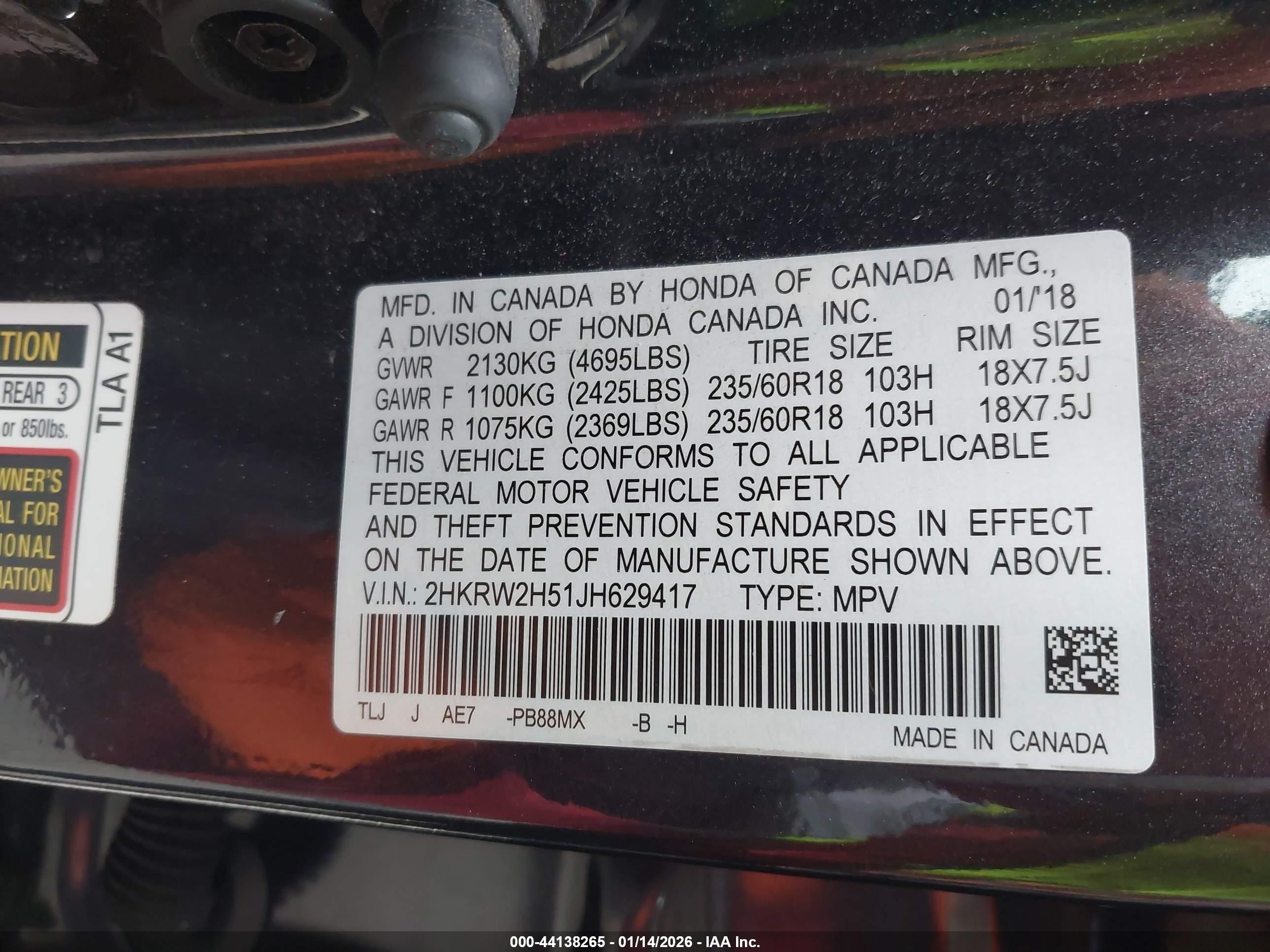 HONDA CR-V image 9