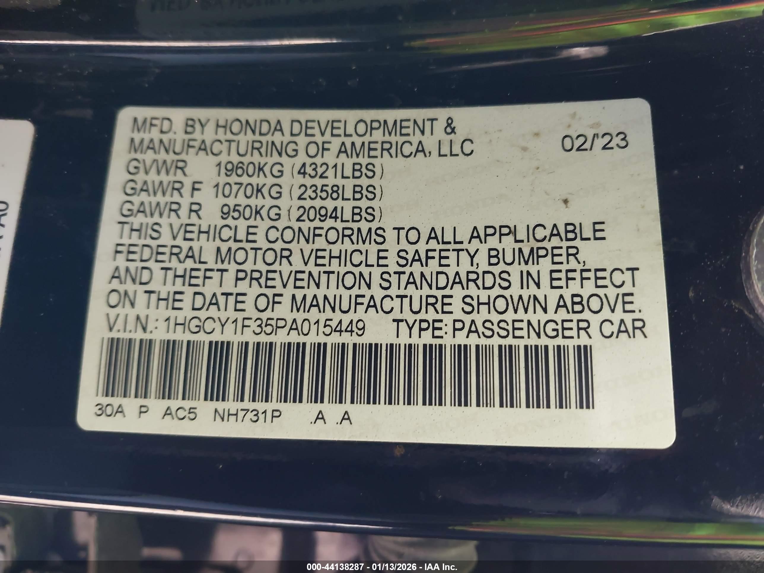 HONDA ACCORD image 9