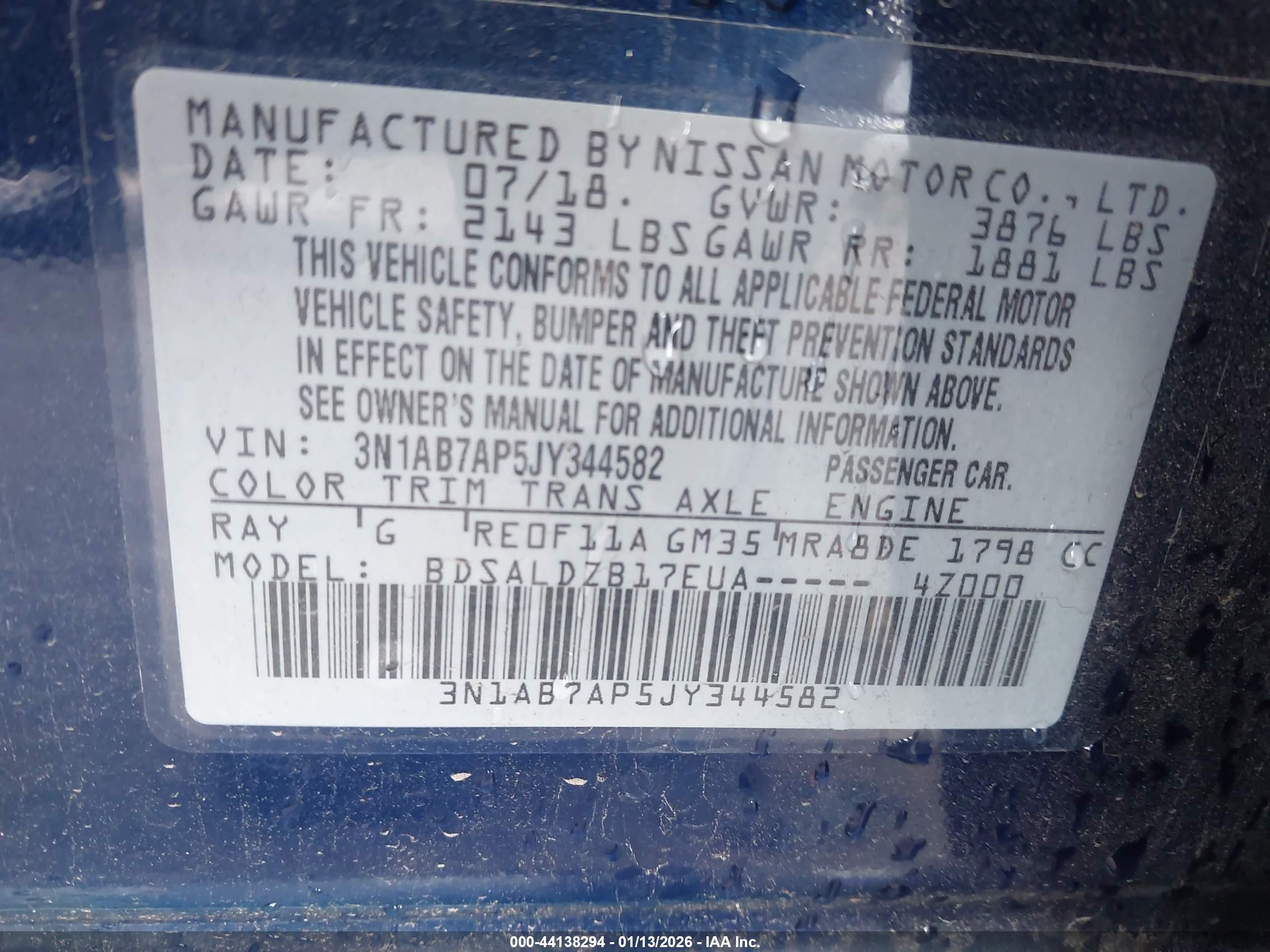 NISSAN SENTRA image 9