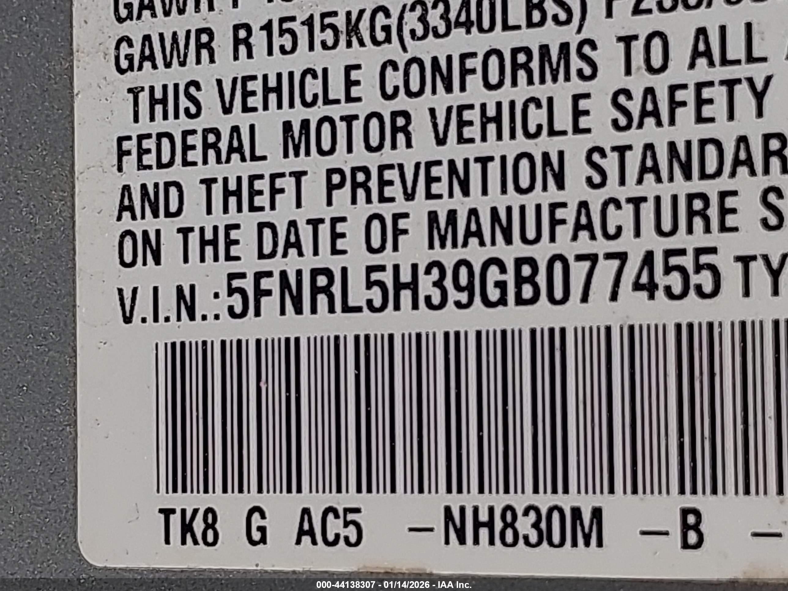 HONDA ODYSSEY image 9
