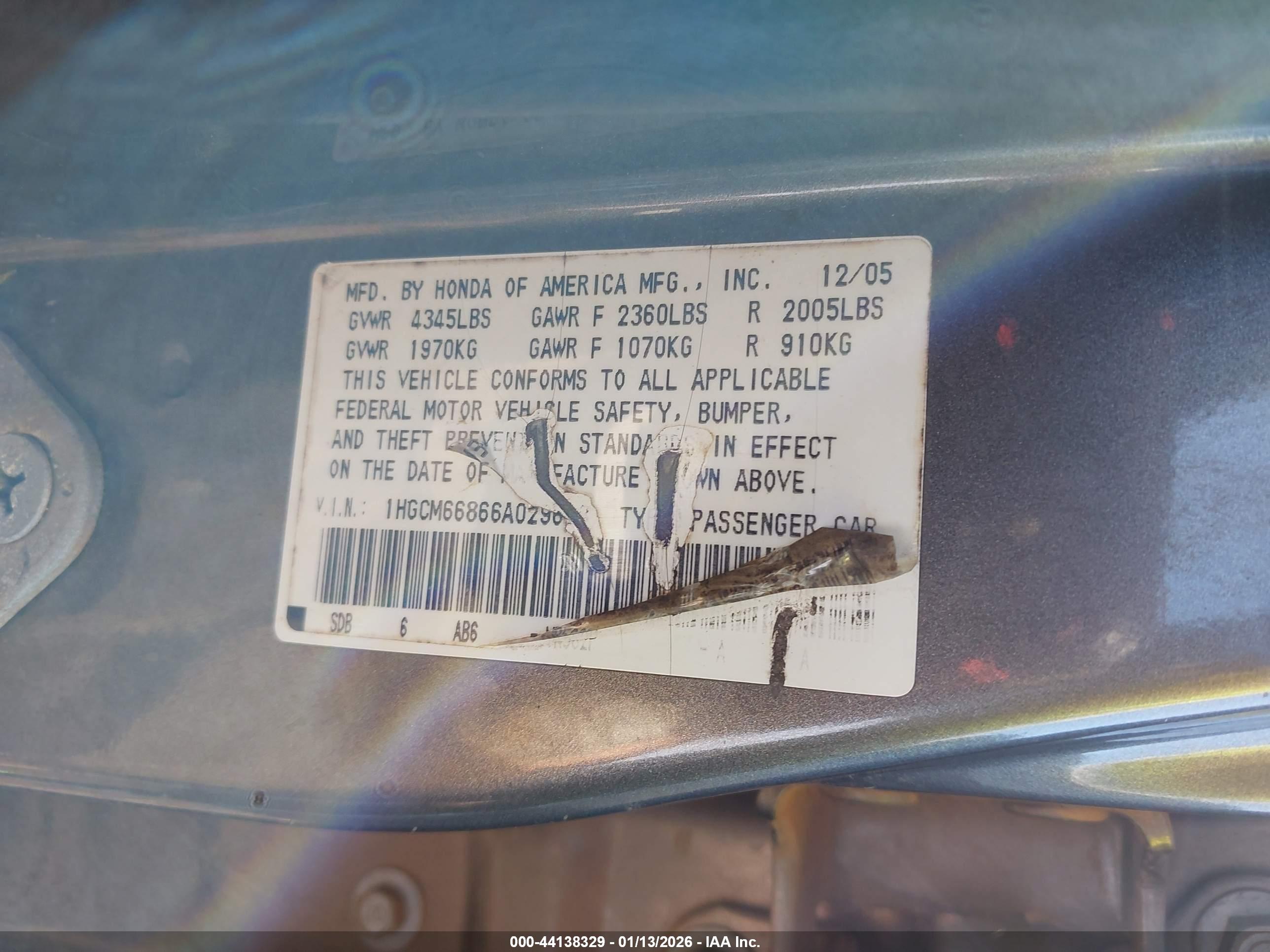 HONDA ACCORD image 9