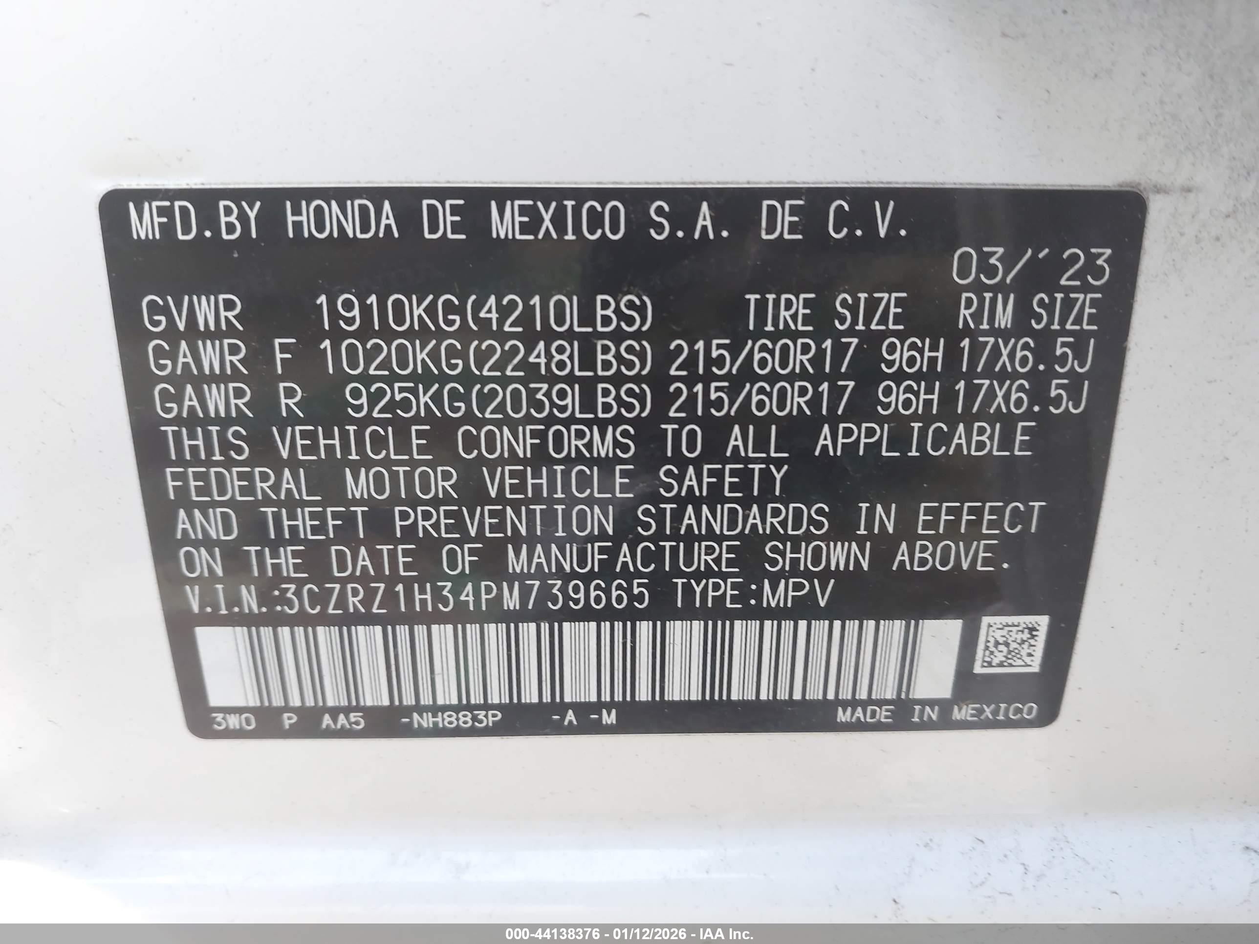HONDA HR-V image 9