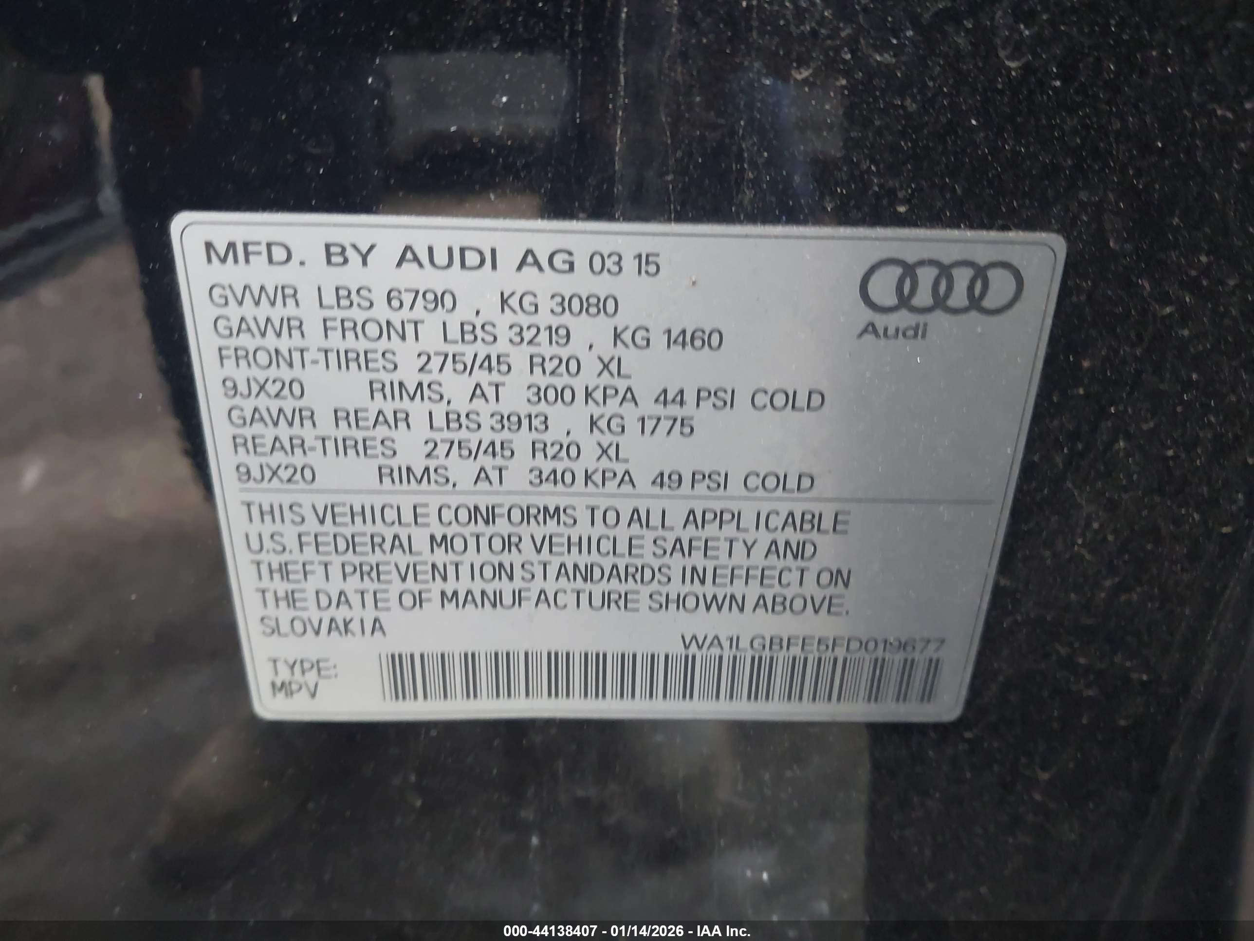 AUDI Q7 image 9