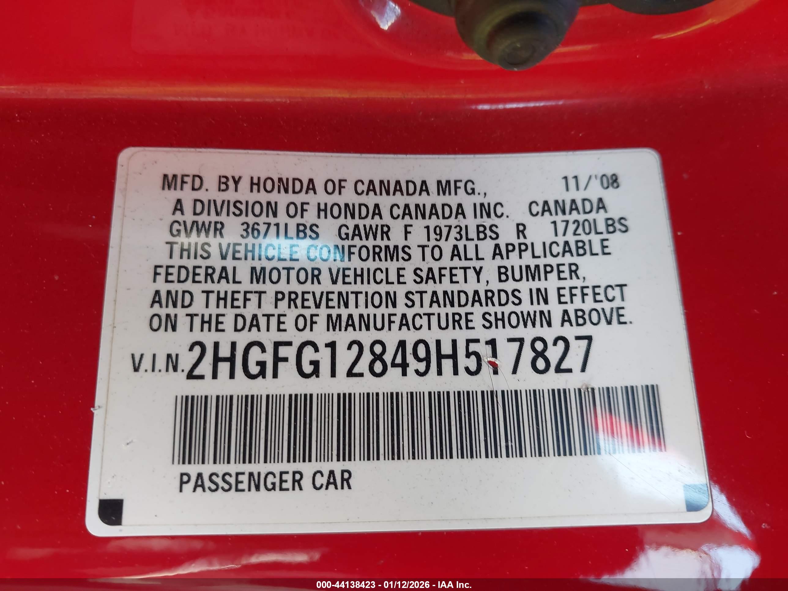 HONDA CIVIC image 9