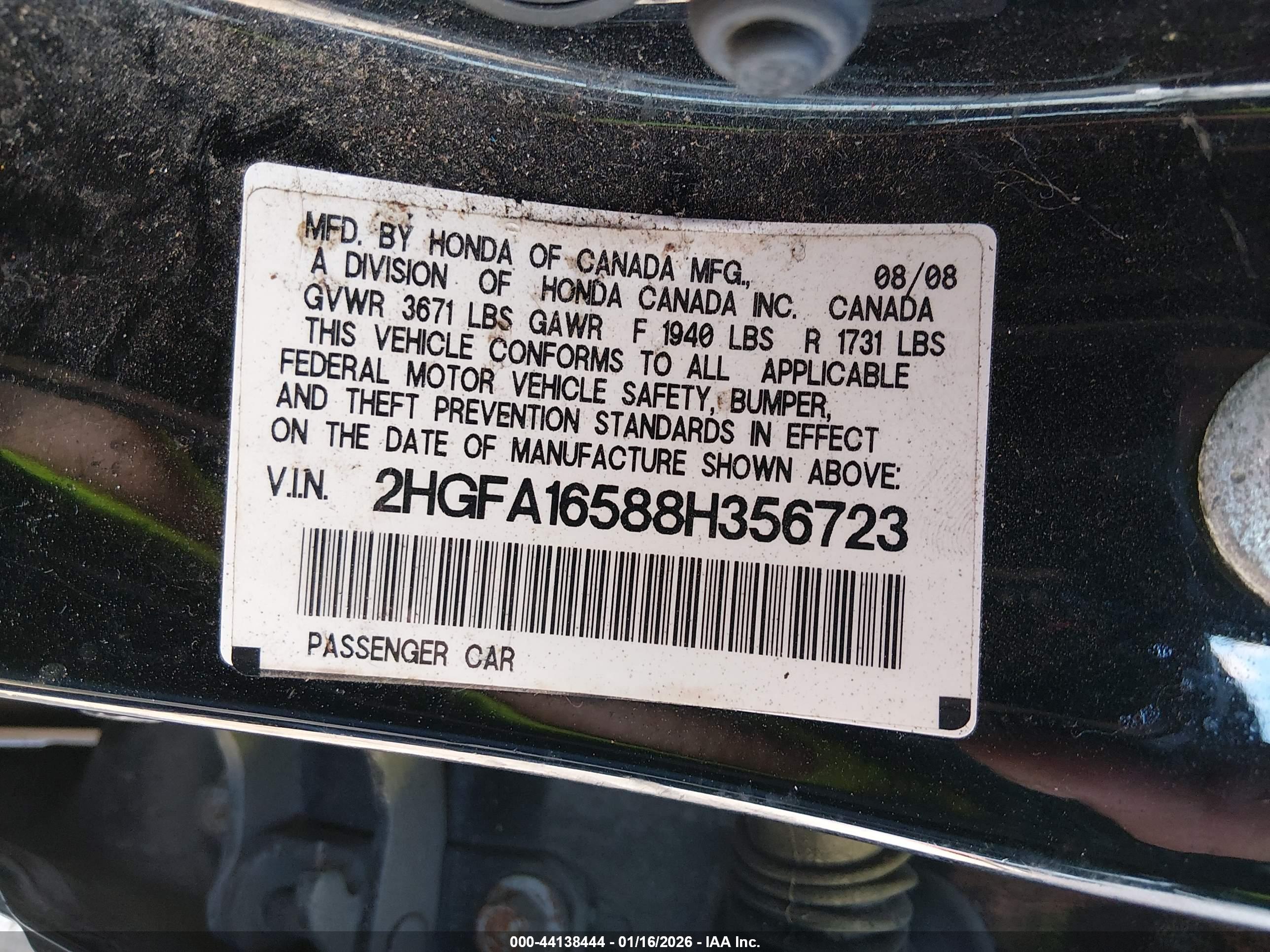 HONDA CIVIC image 9