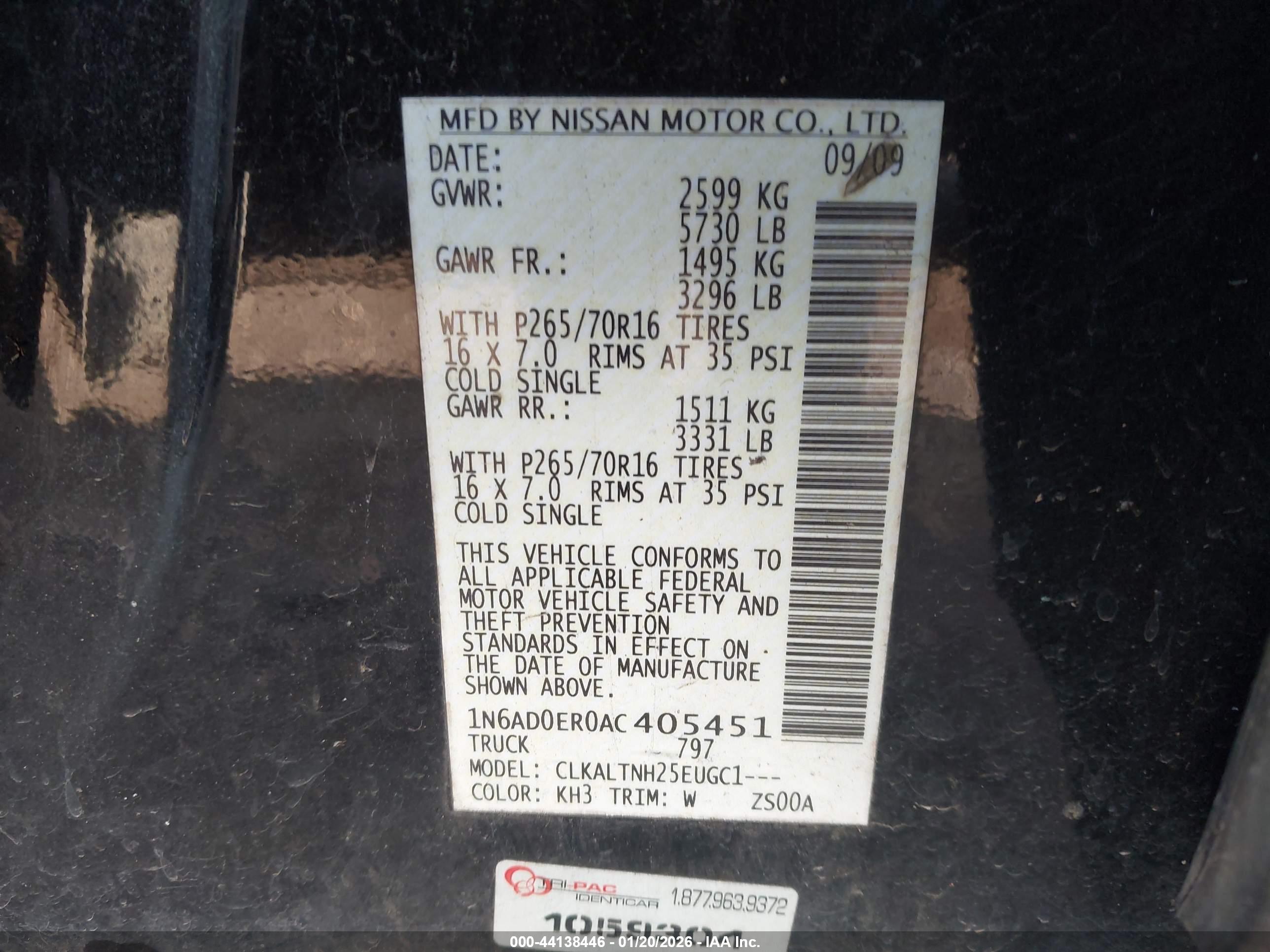 NISSAN FRONTIER image 9