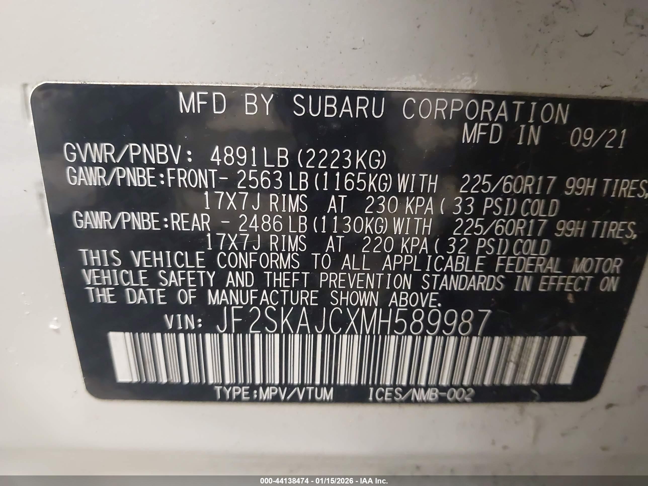 SUBARU FORESTER image 9
