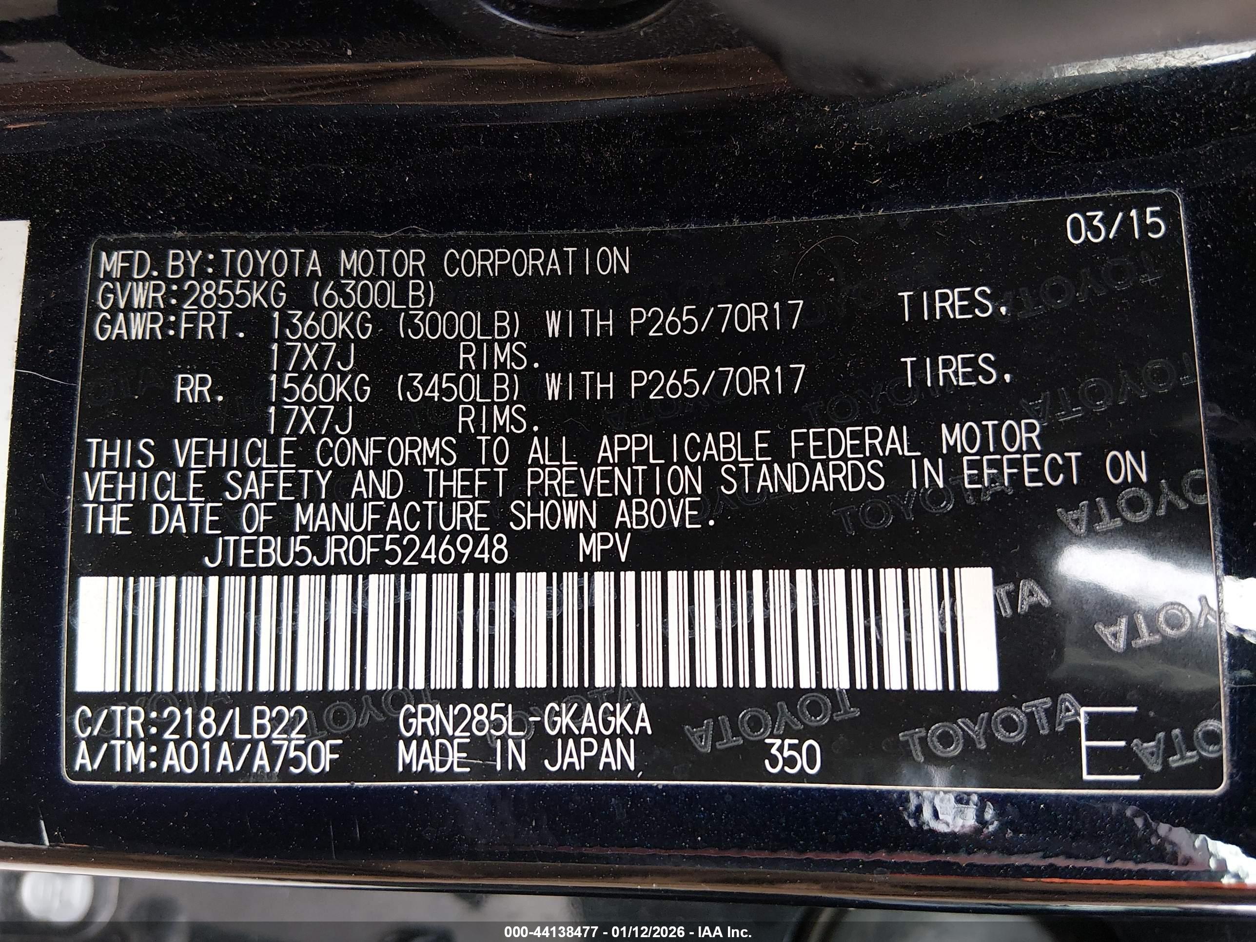 TOYOTA 4RUNNER image 9