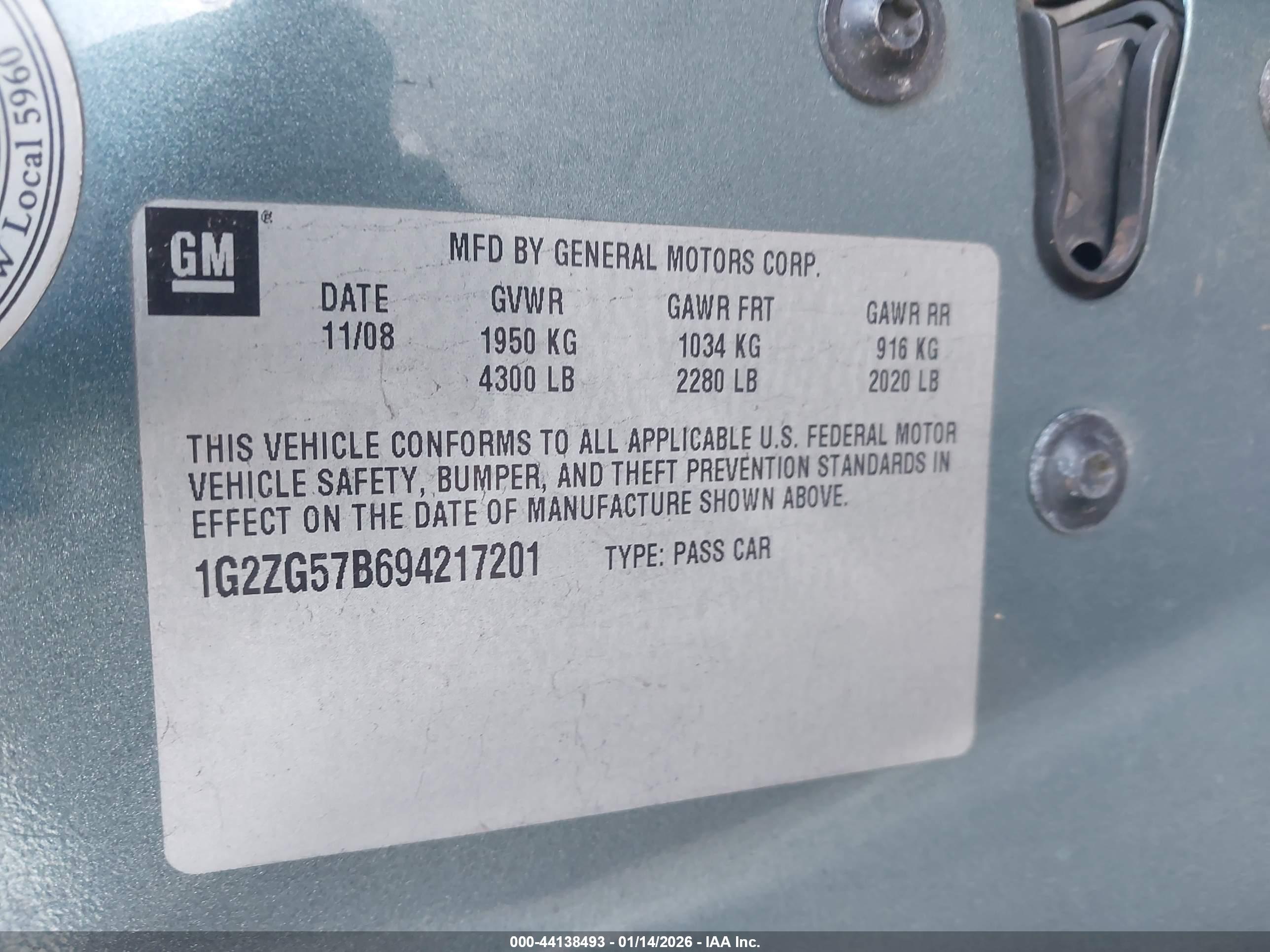 PONTIAC G6 image 9