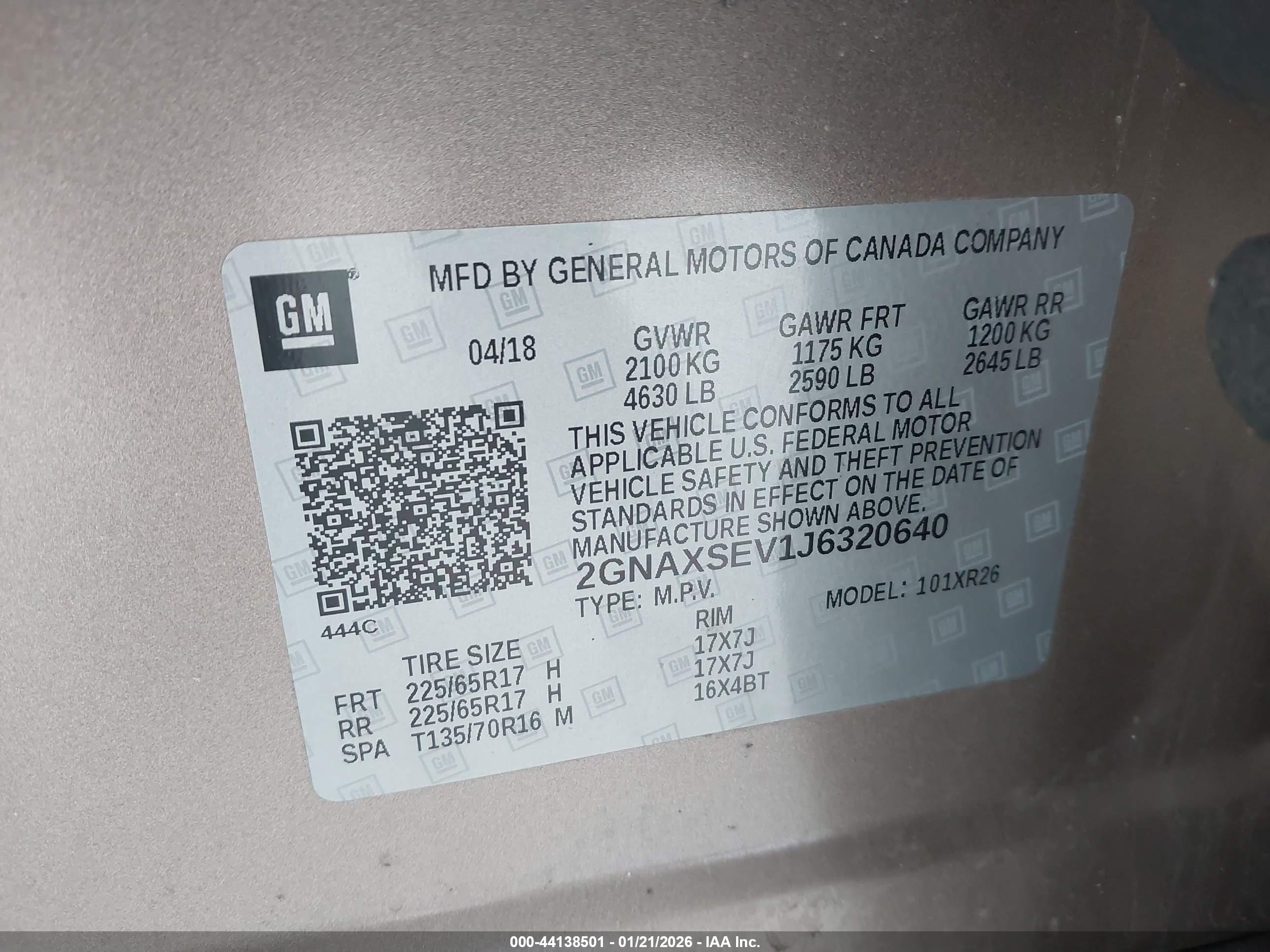 CHEVROLET EQUINOX image 9