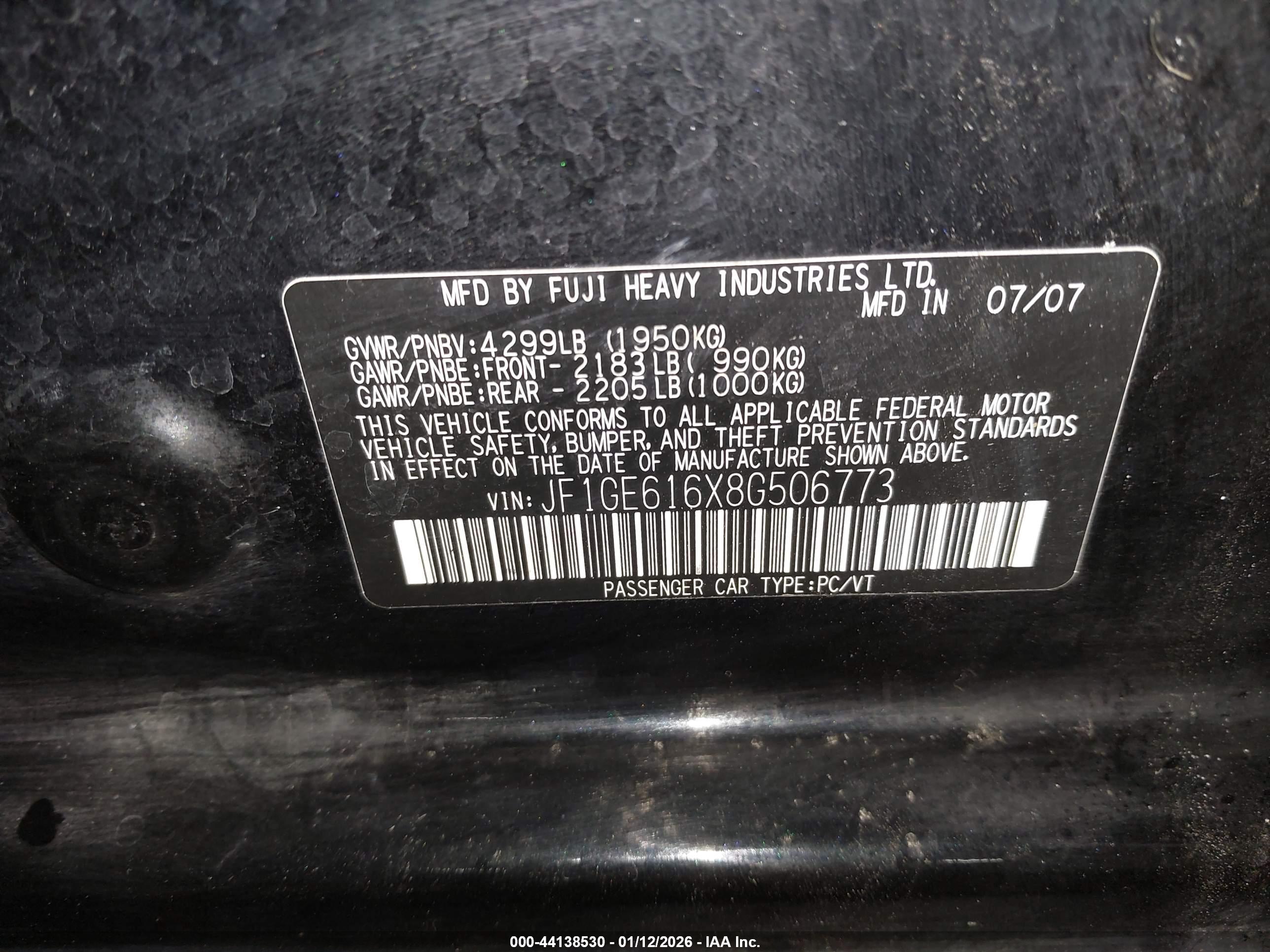 SUBARU IMPREZA image 9
