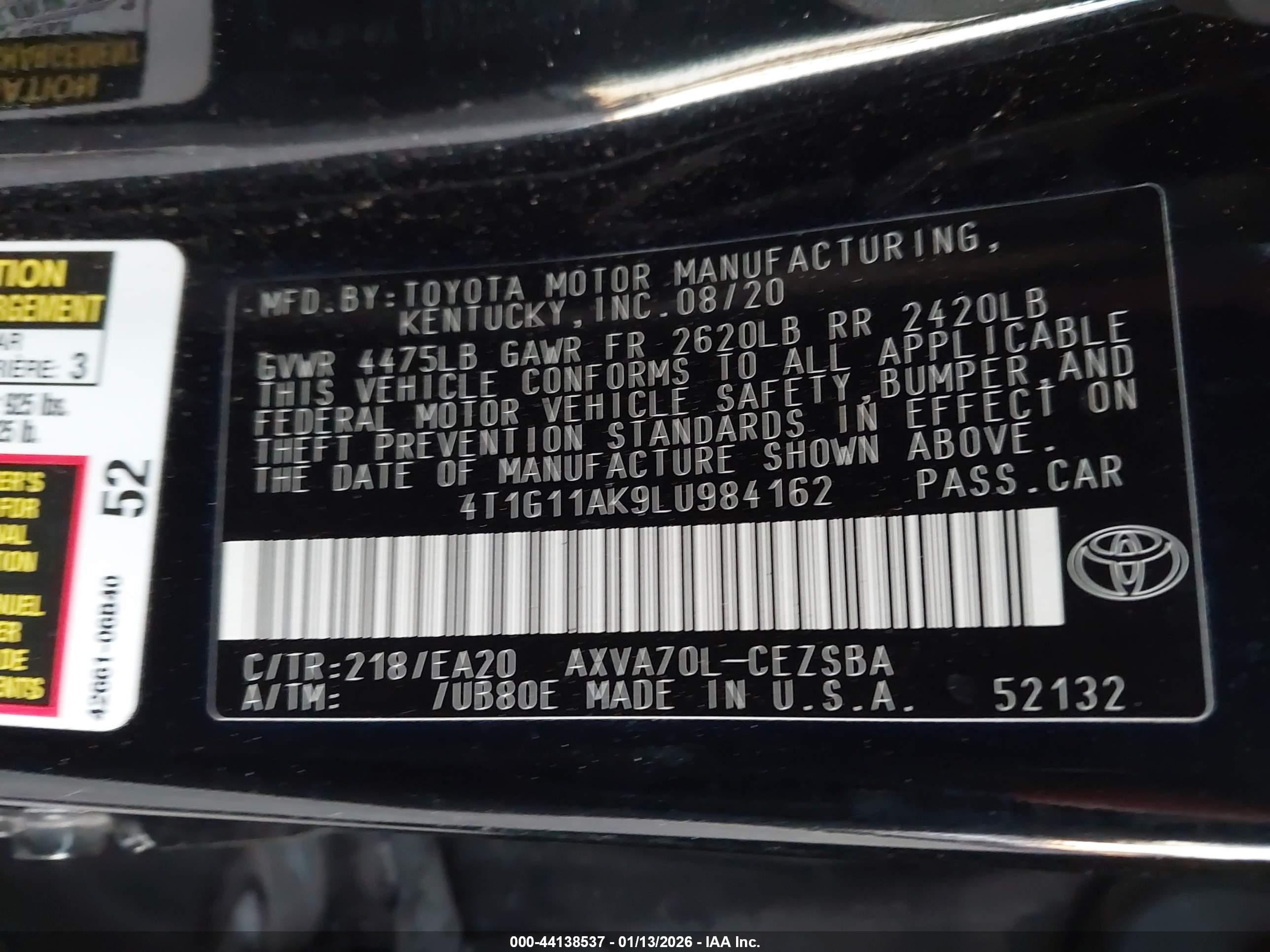 TOYOTA CAMRY image 9