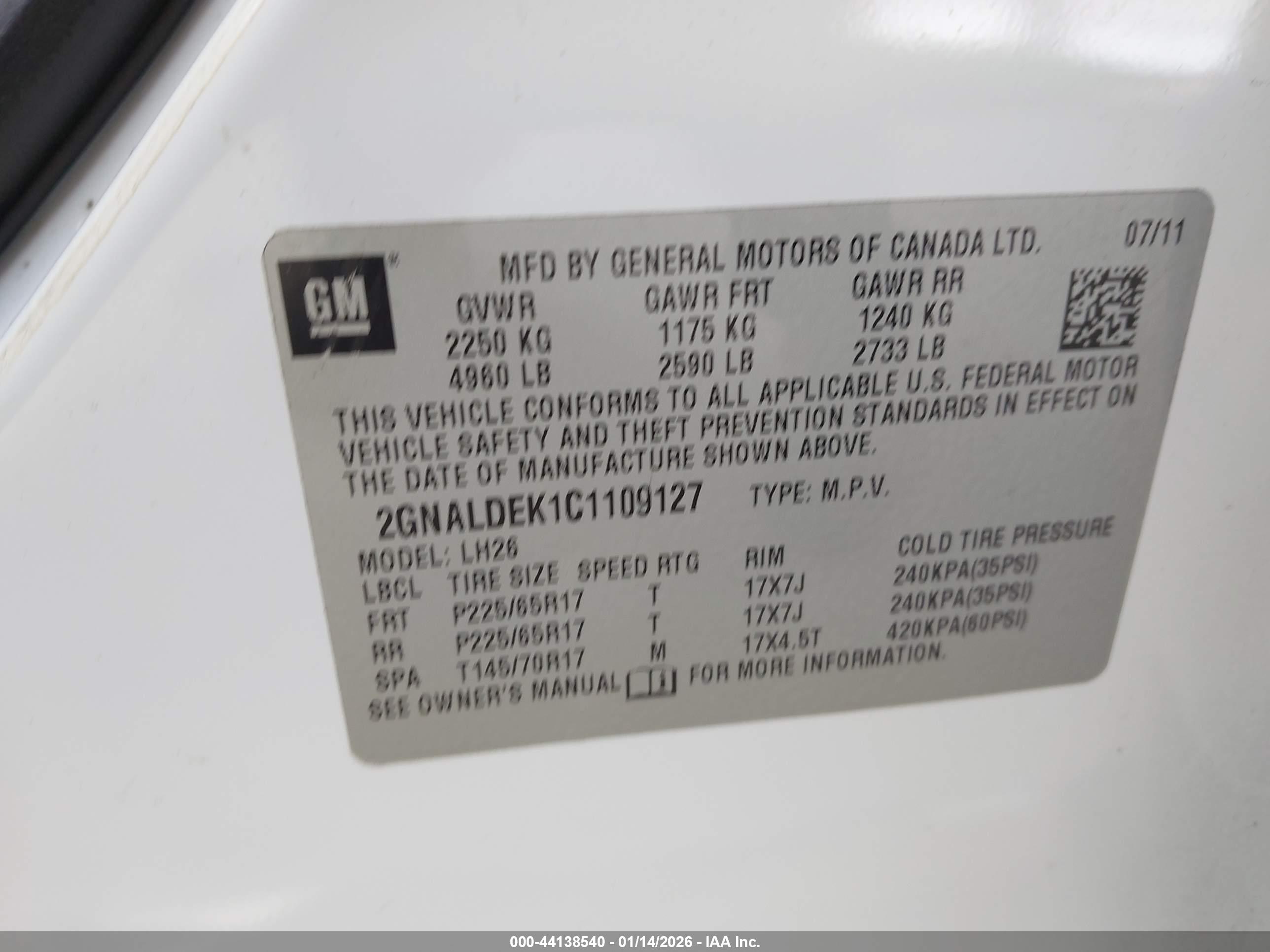CHEVROLET EQUINOX image 9