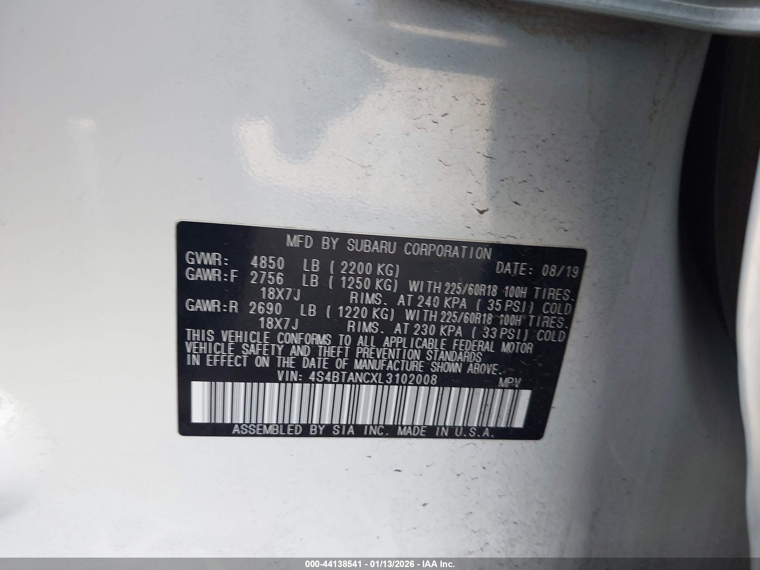 SUBARU OUTBACK image 9