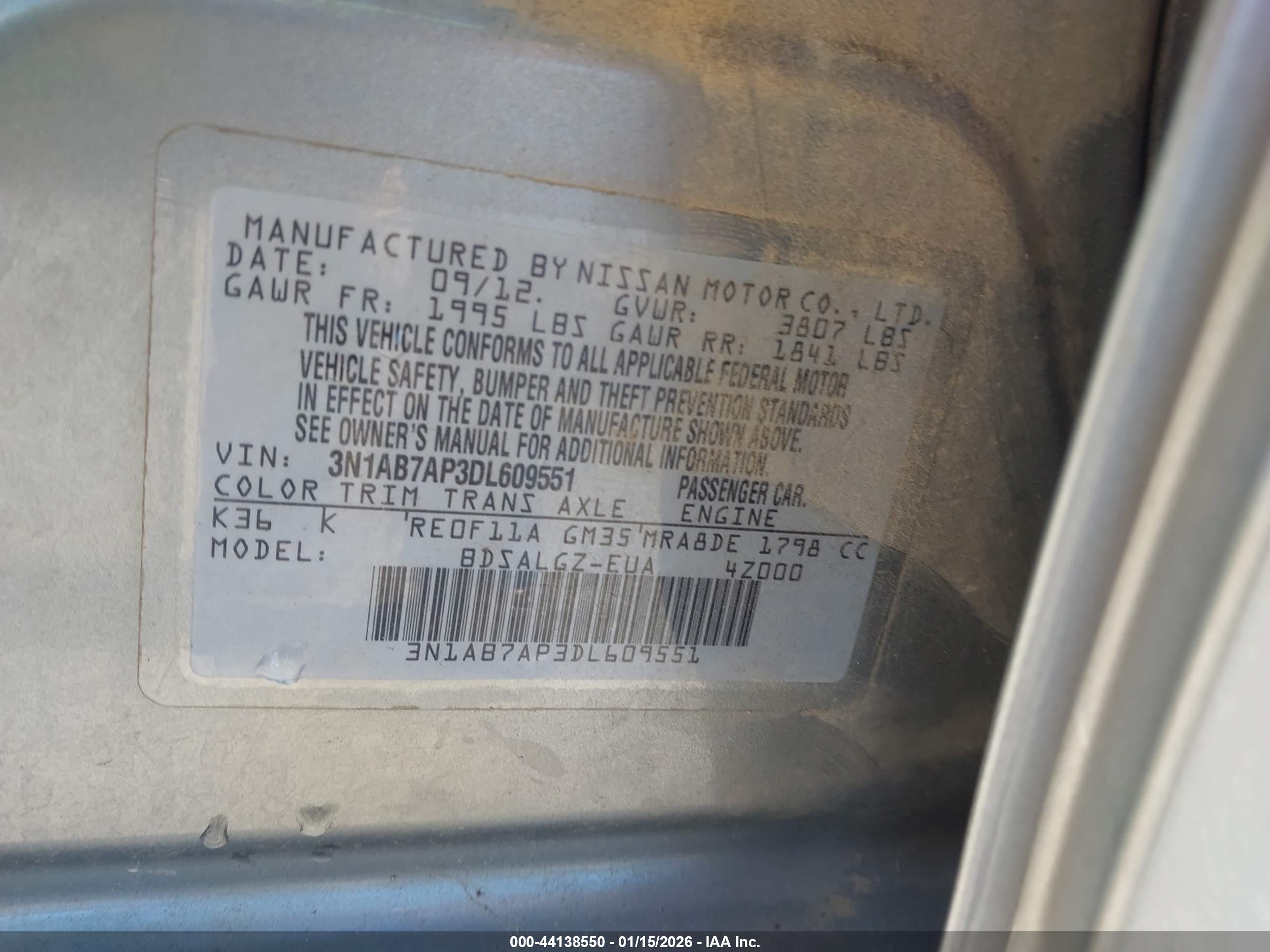 NISSAN SENTRA image 9