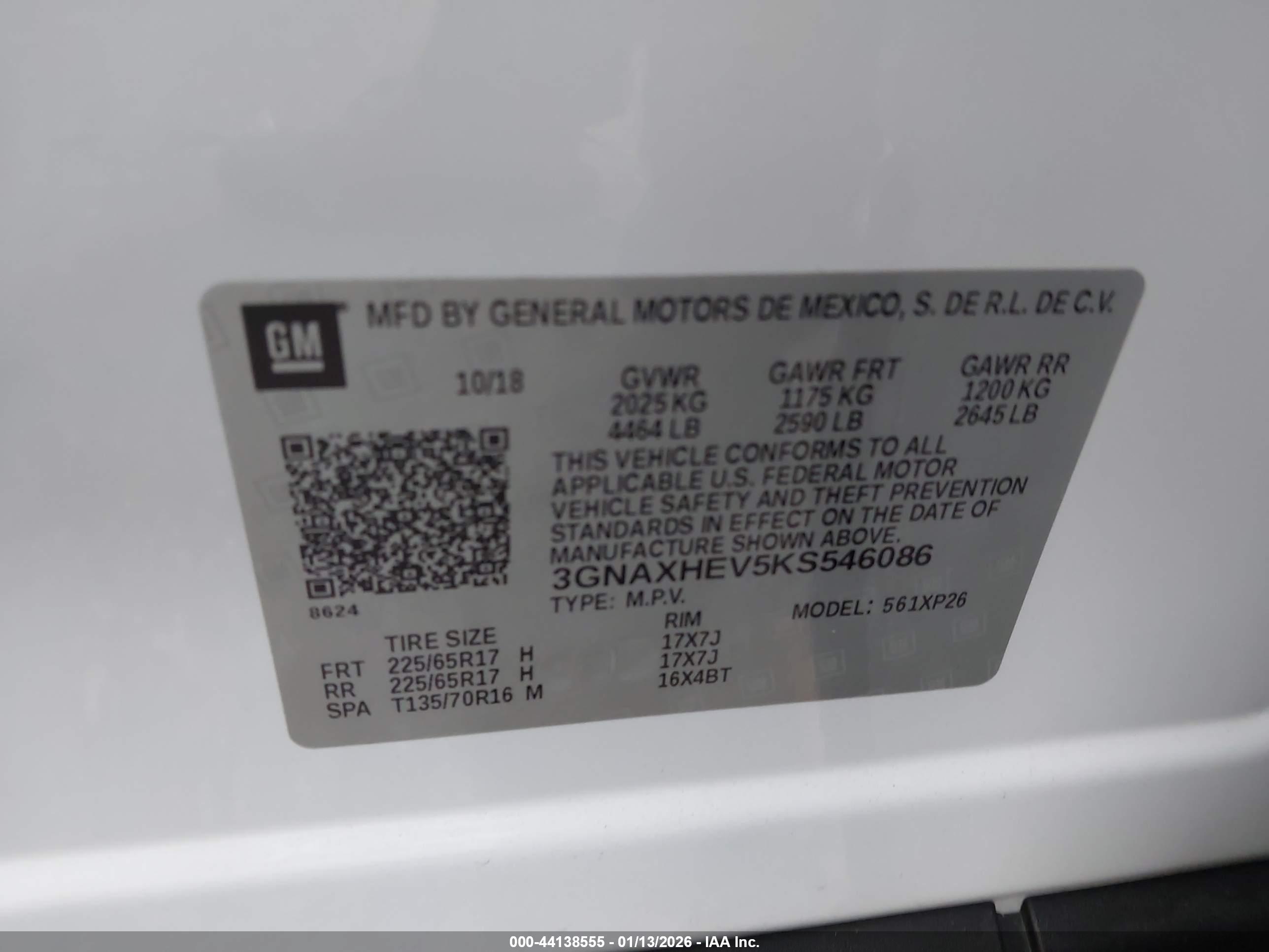 CHEVROLET EQUINOX image 9