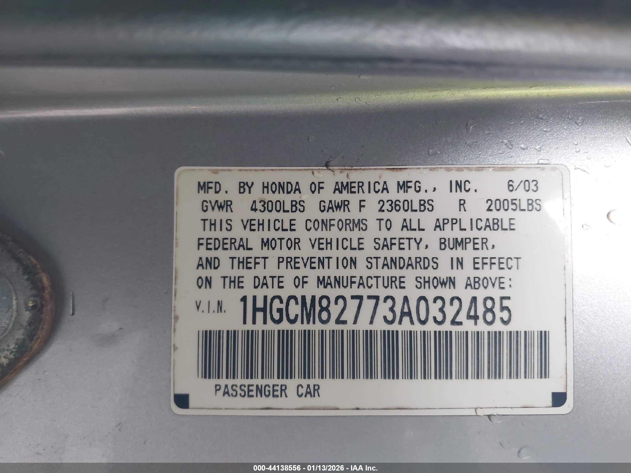 HONDA ACCORD image 9