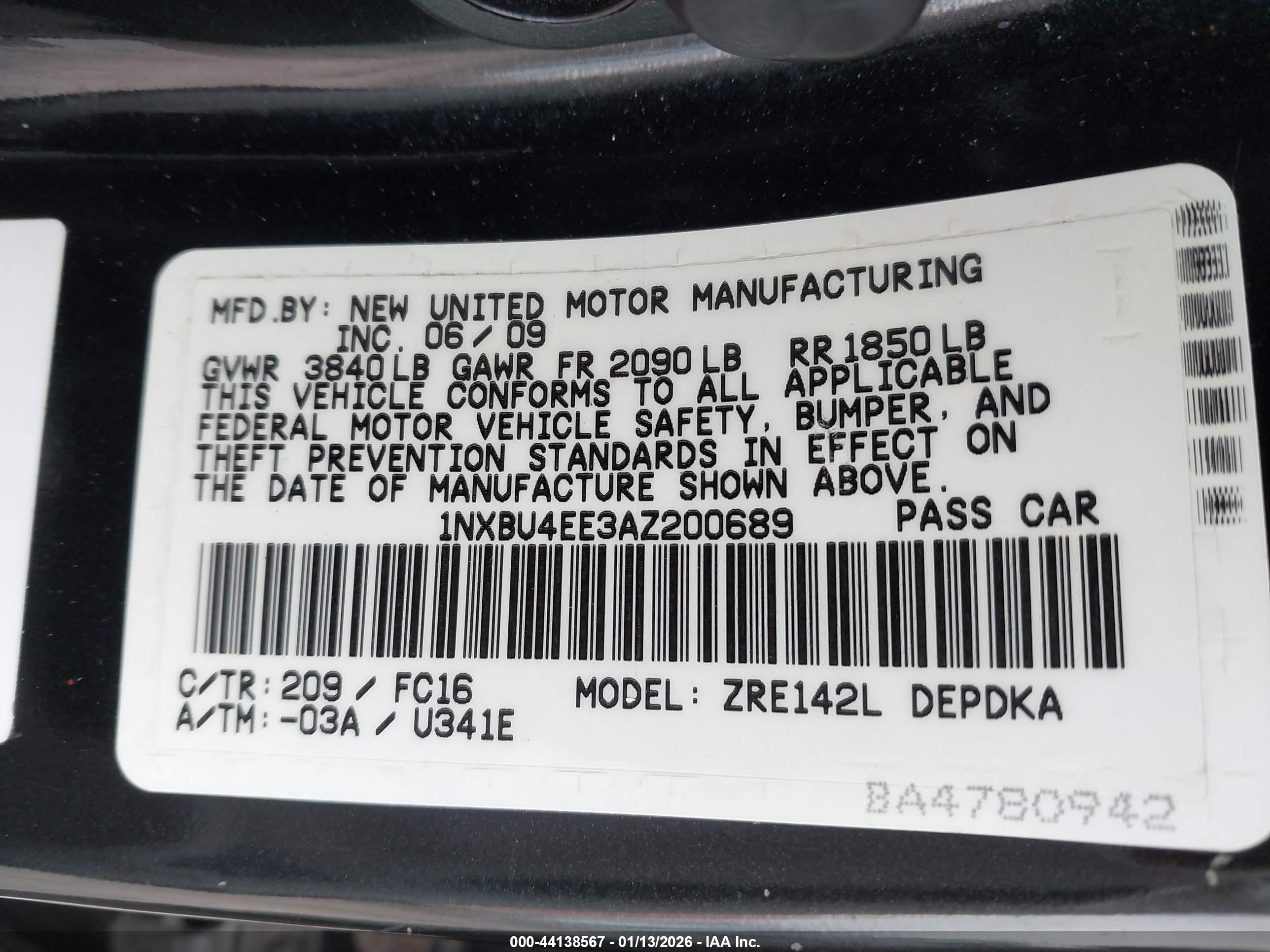 TOYOTA COROLLA image 9
