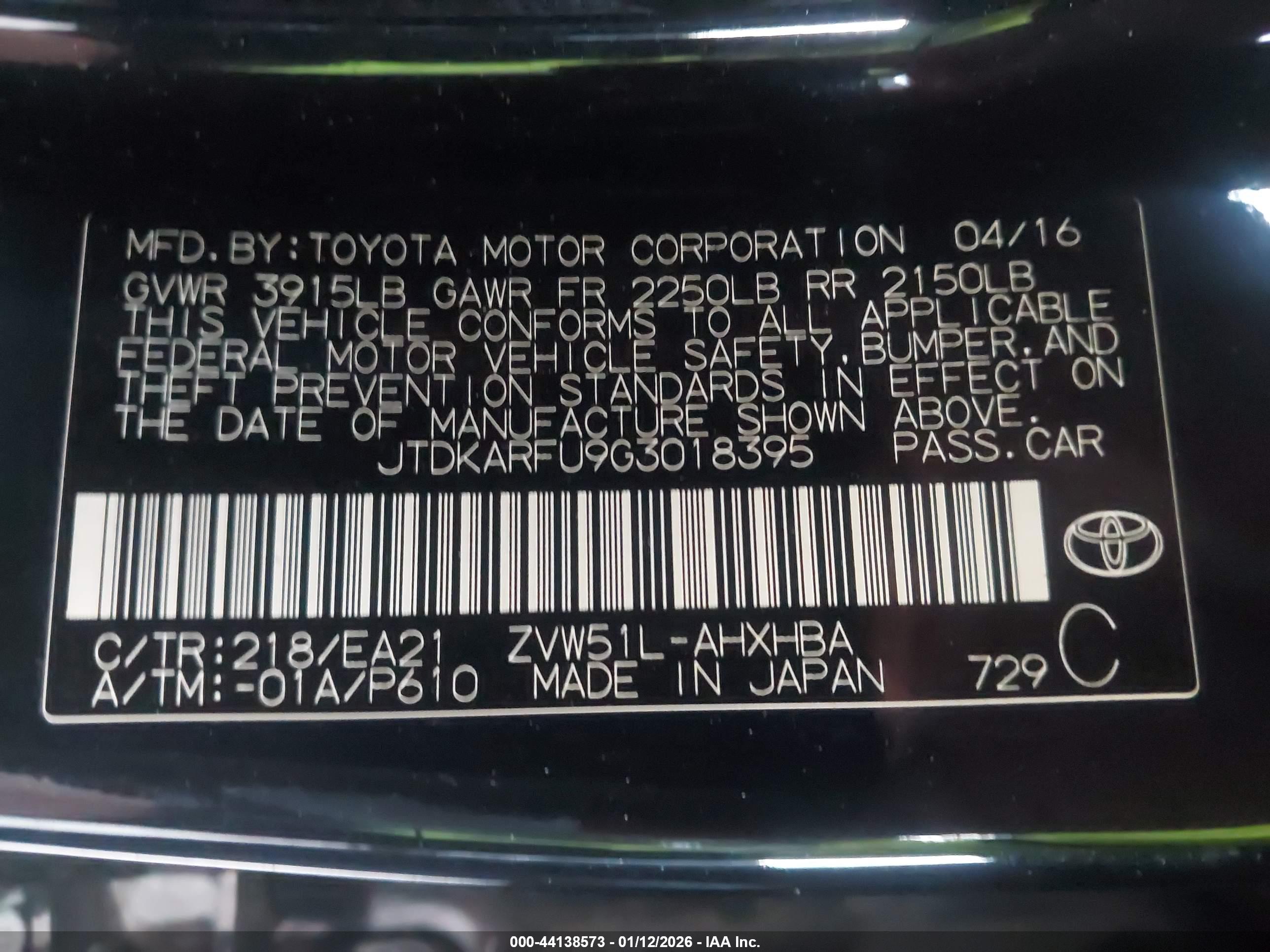 TOYOTA PRIUS image 9