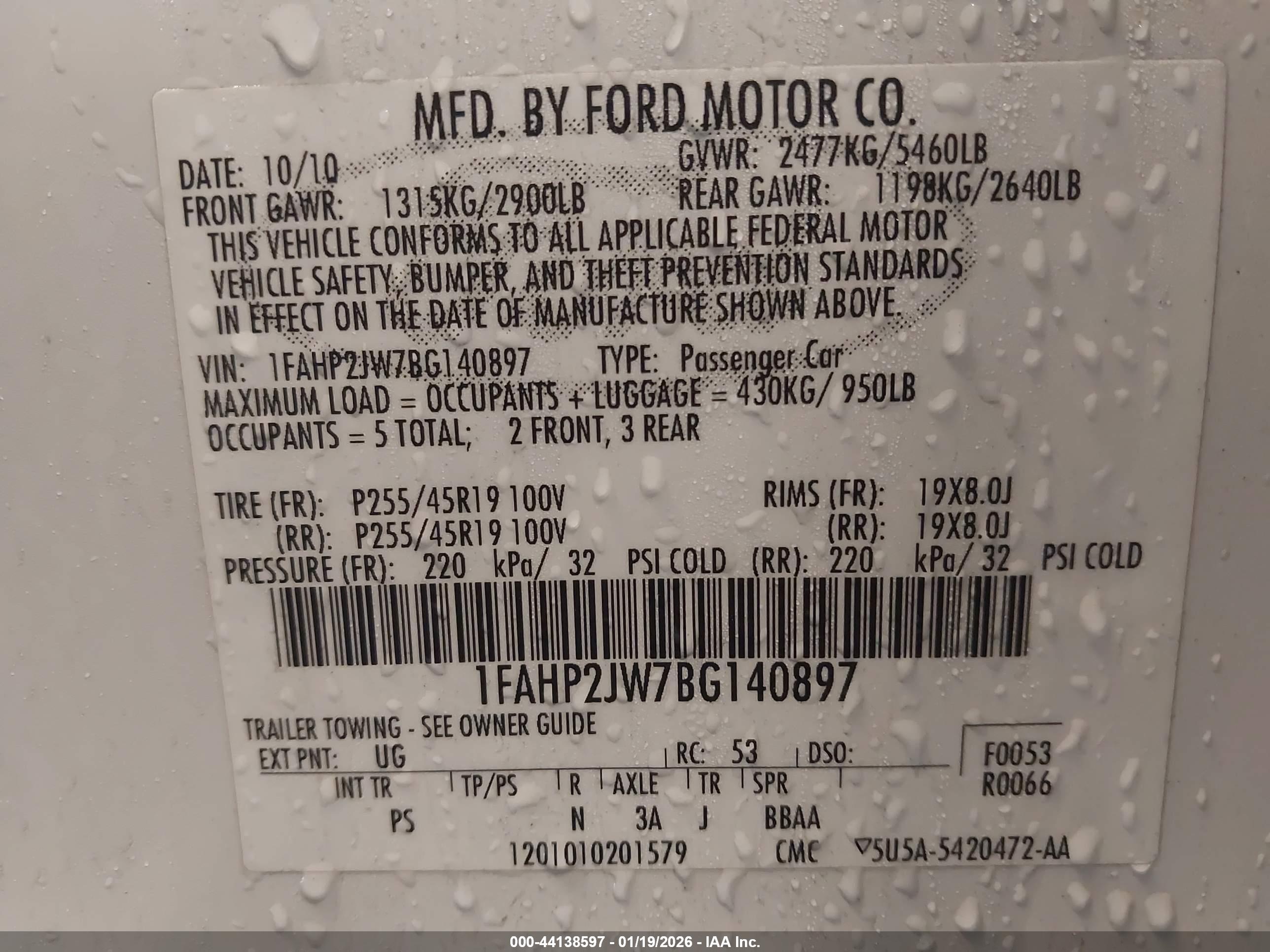 FORD TAURUS image 9