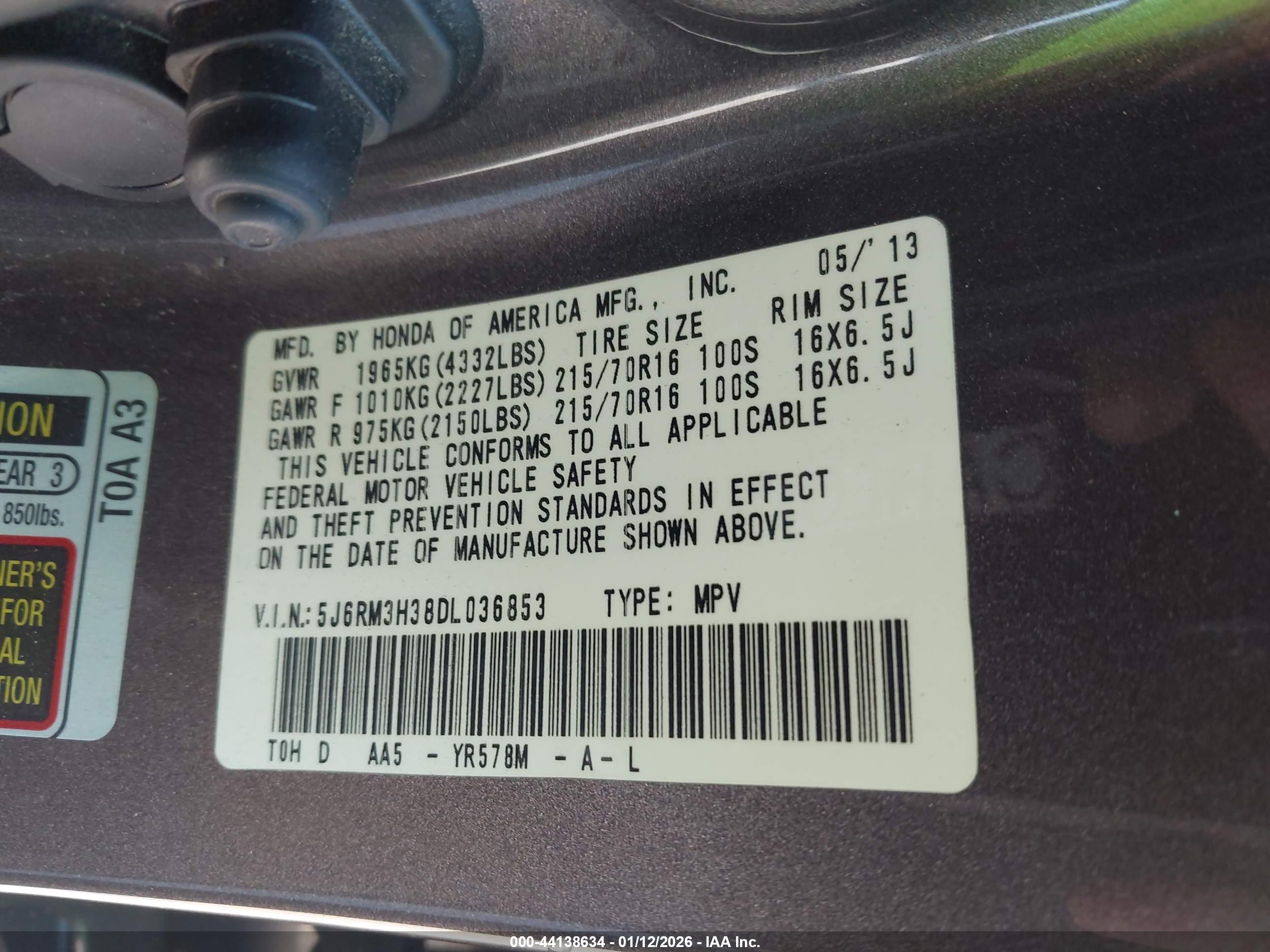 HONDA CR-V image 9