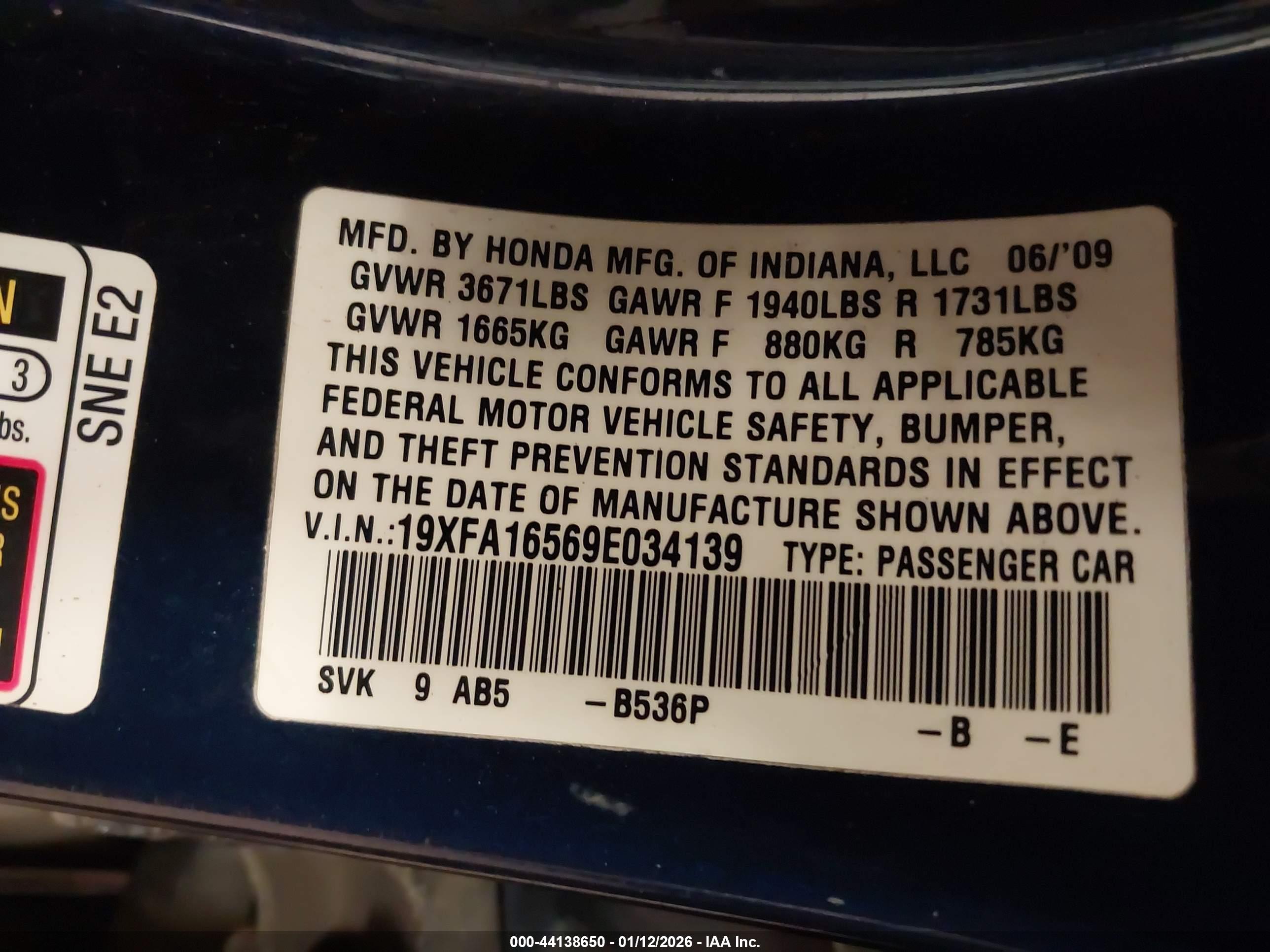 HONDA CIVIC image 9