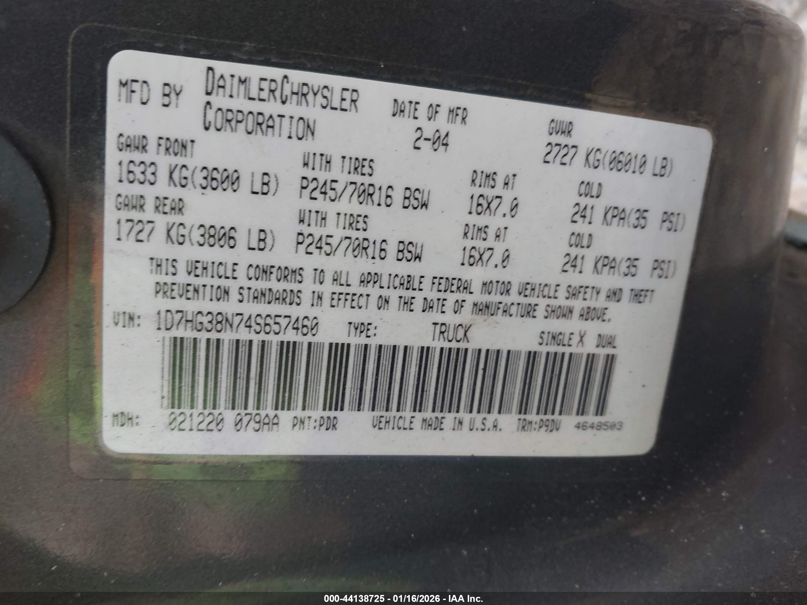 DODGE DAKOTA image 9
