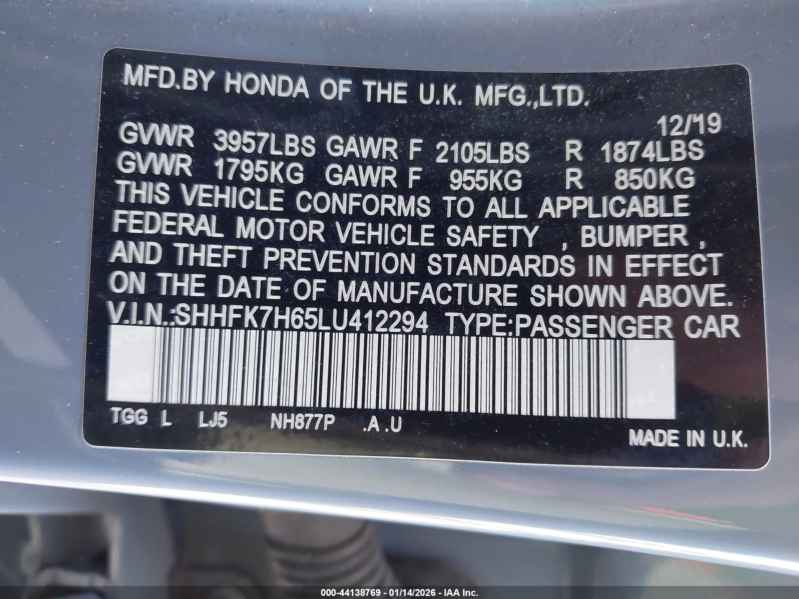 HONDA CIVIC image 9