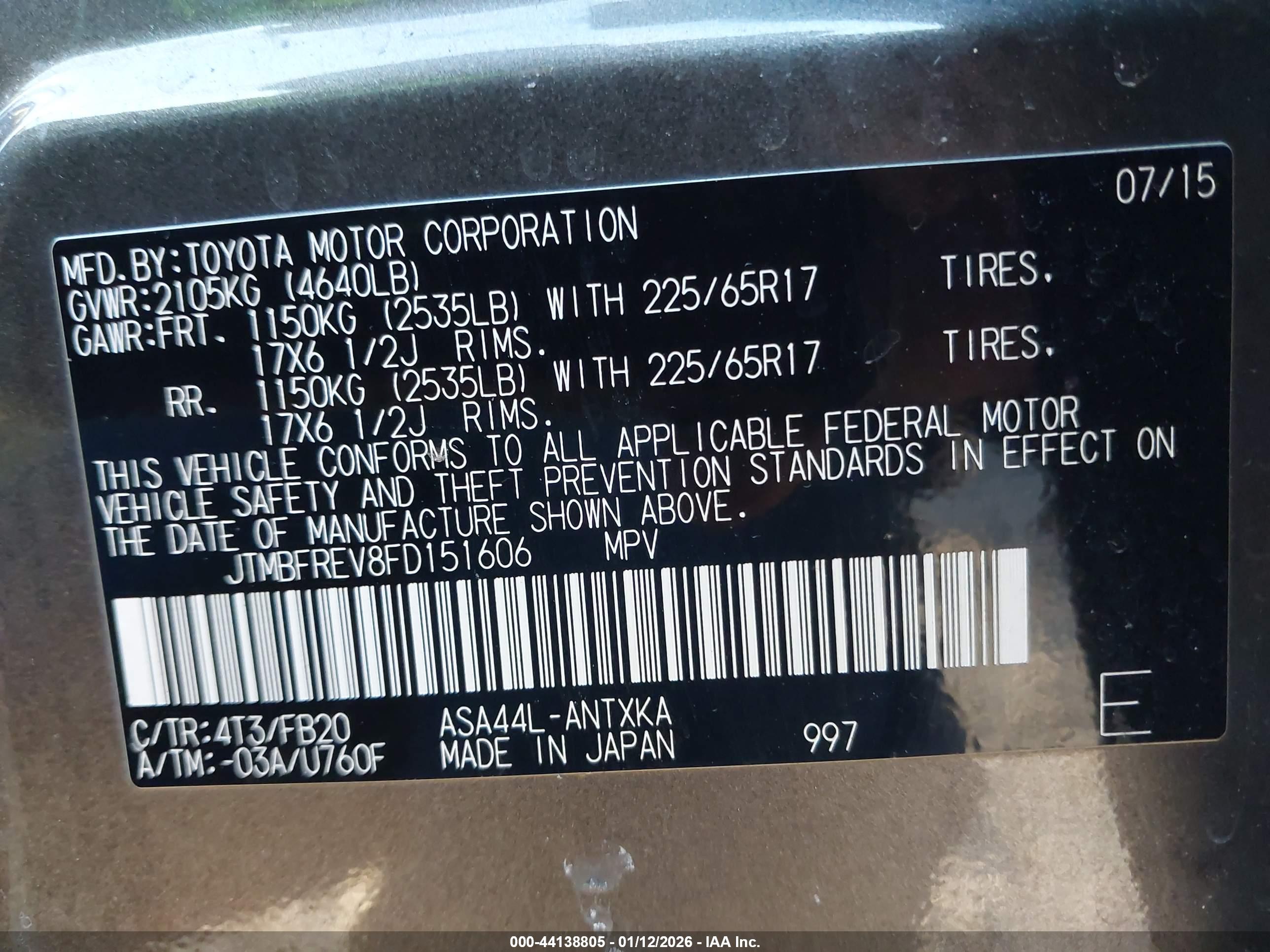 TOYOTA RAV4 image 9