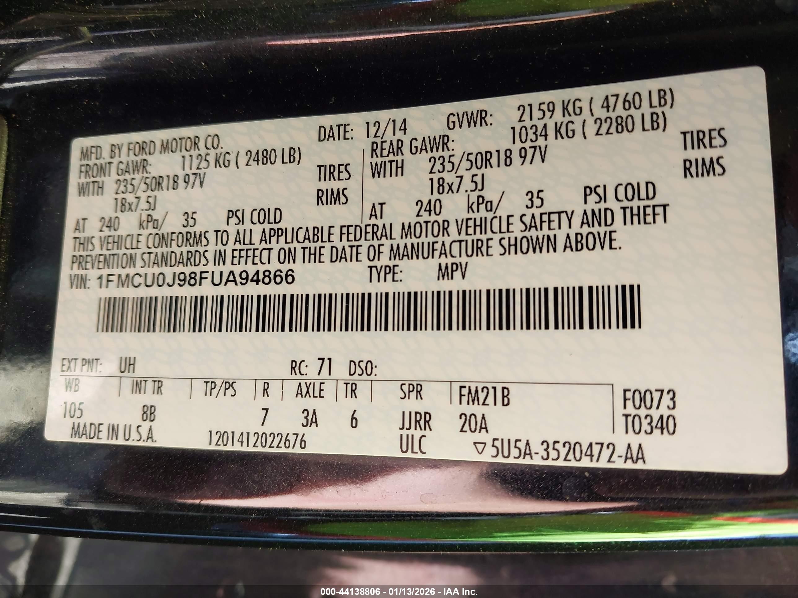 FORD ESCAPE image 9