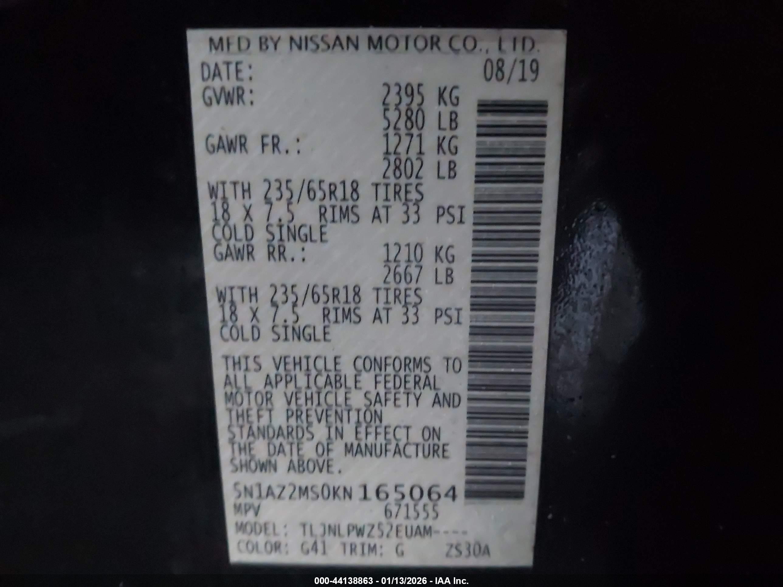 NISSAN MURANO image 9