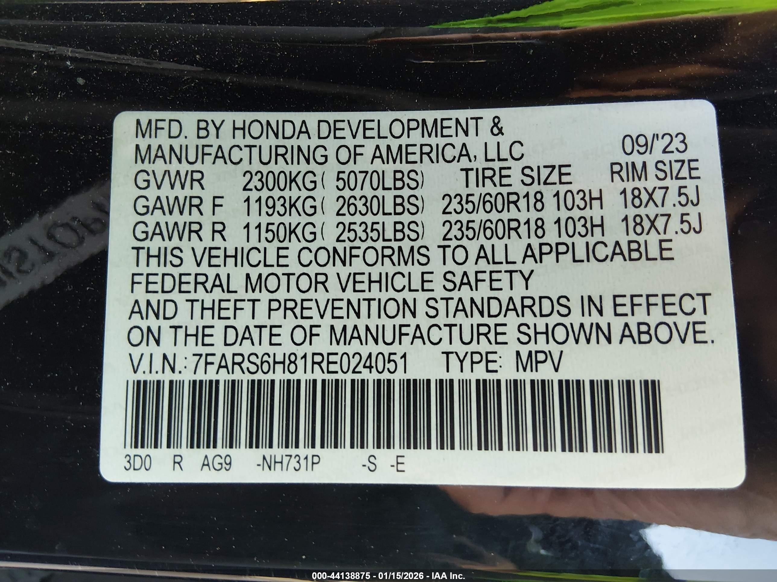 HONDA CR-V image 9