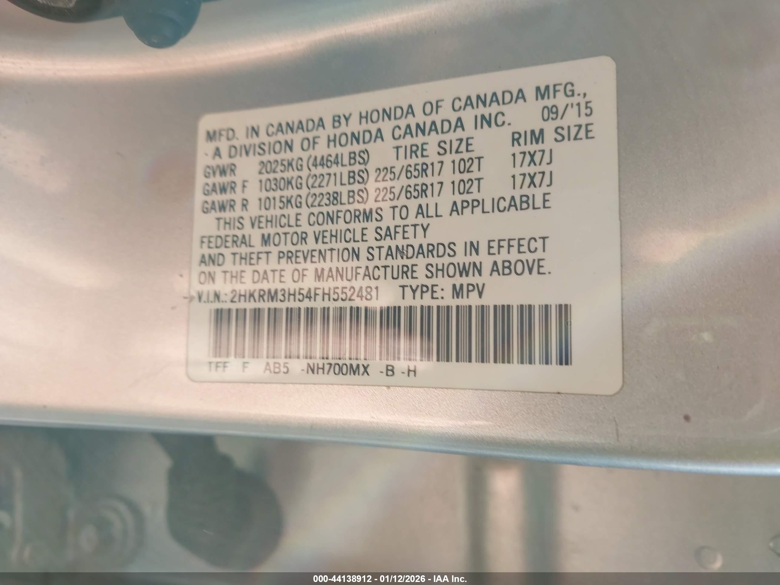 HONDA CR-V image 9
