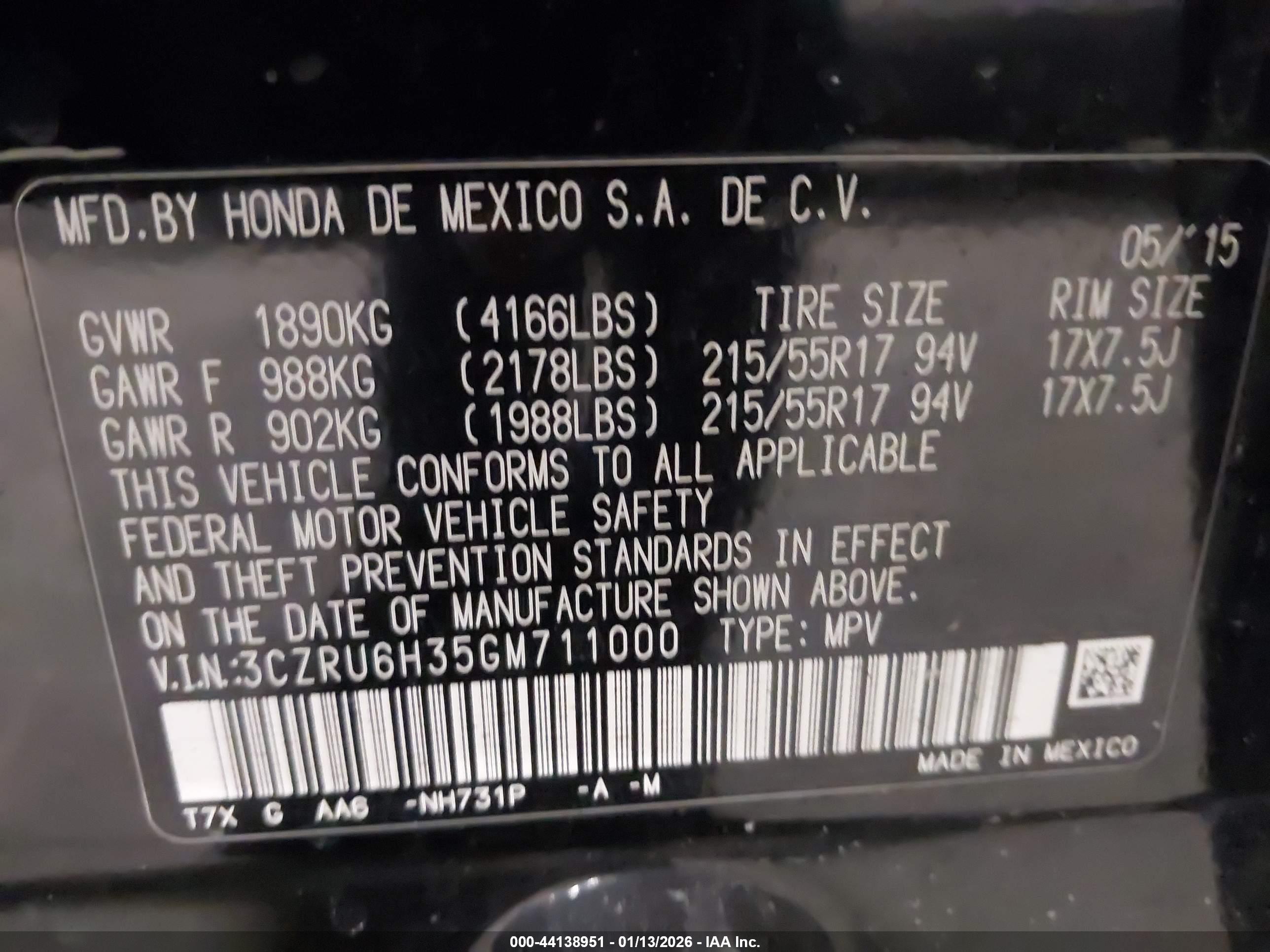 HONDA HR-V image 9