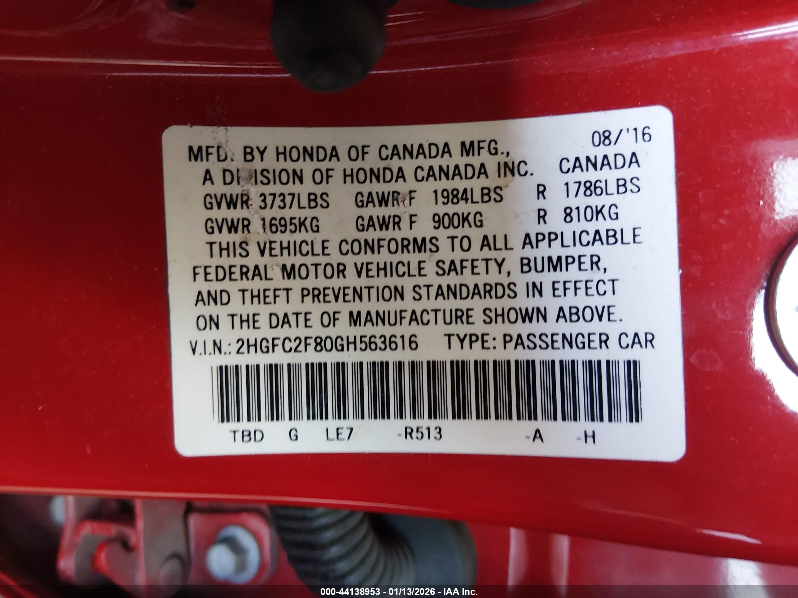 HONDA CIVIC image 9
