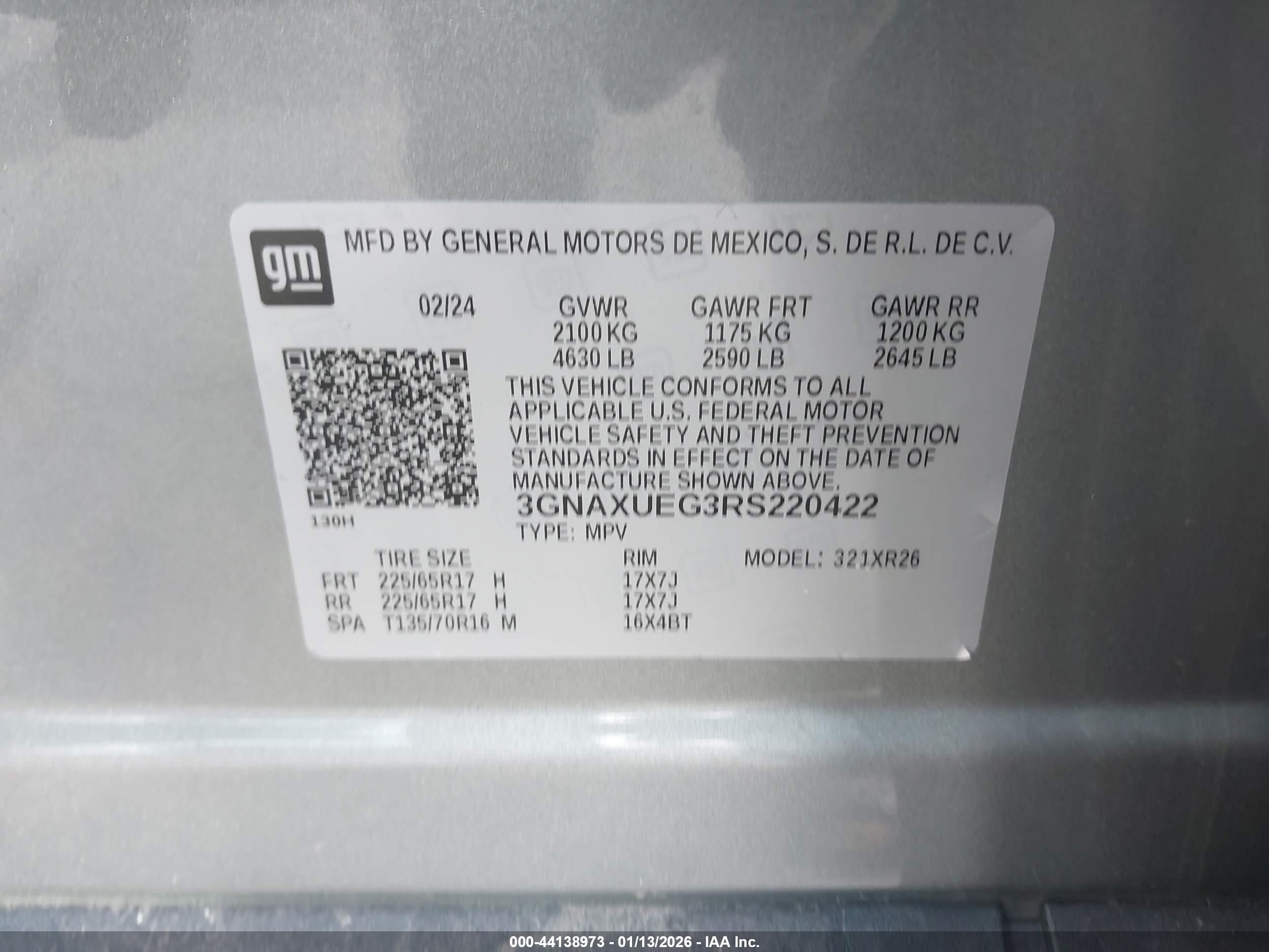 CHEVROLET EQUINOX image 9