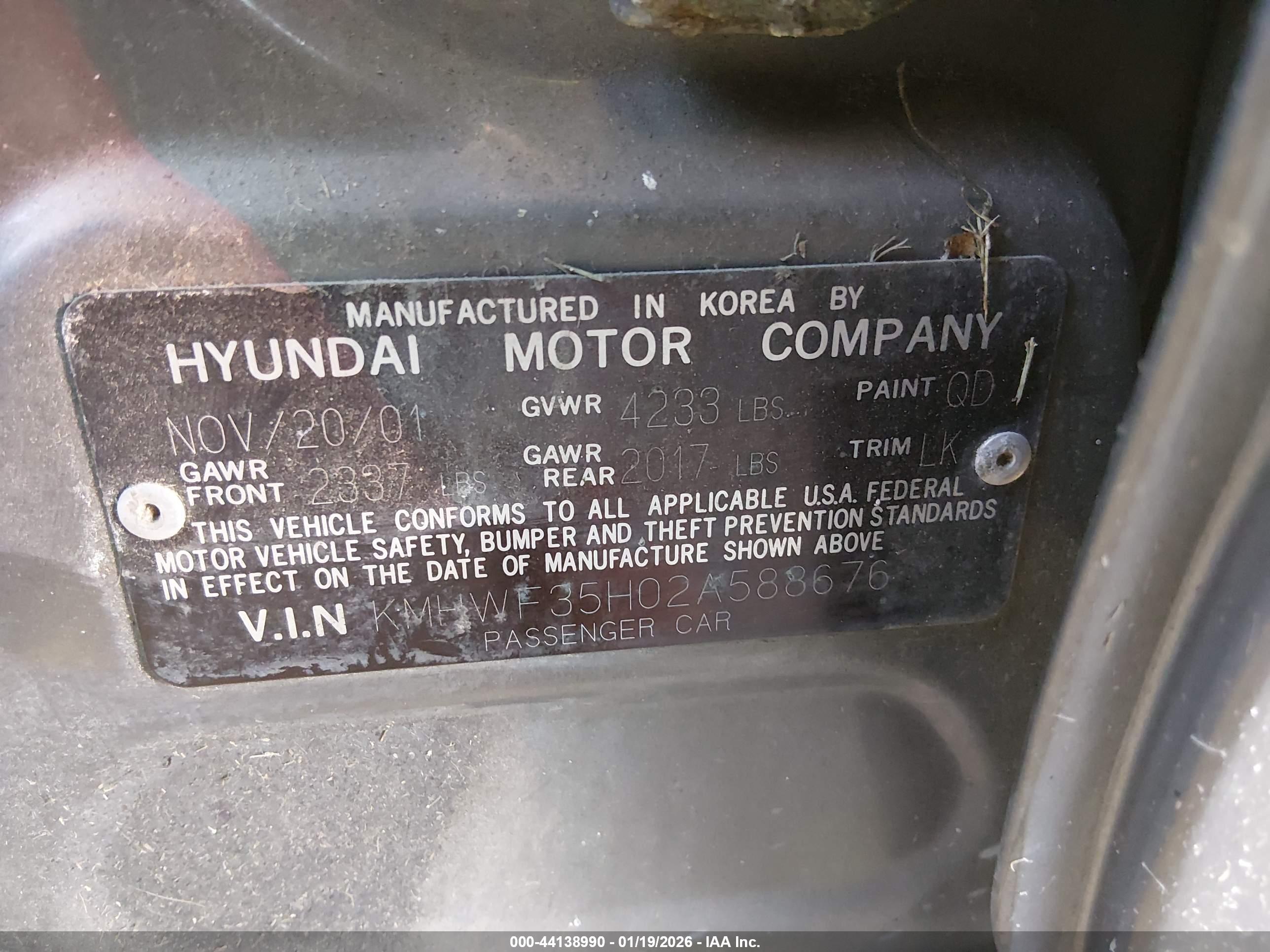 HYUNDAI SONATA image 9