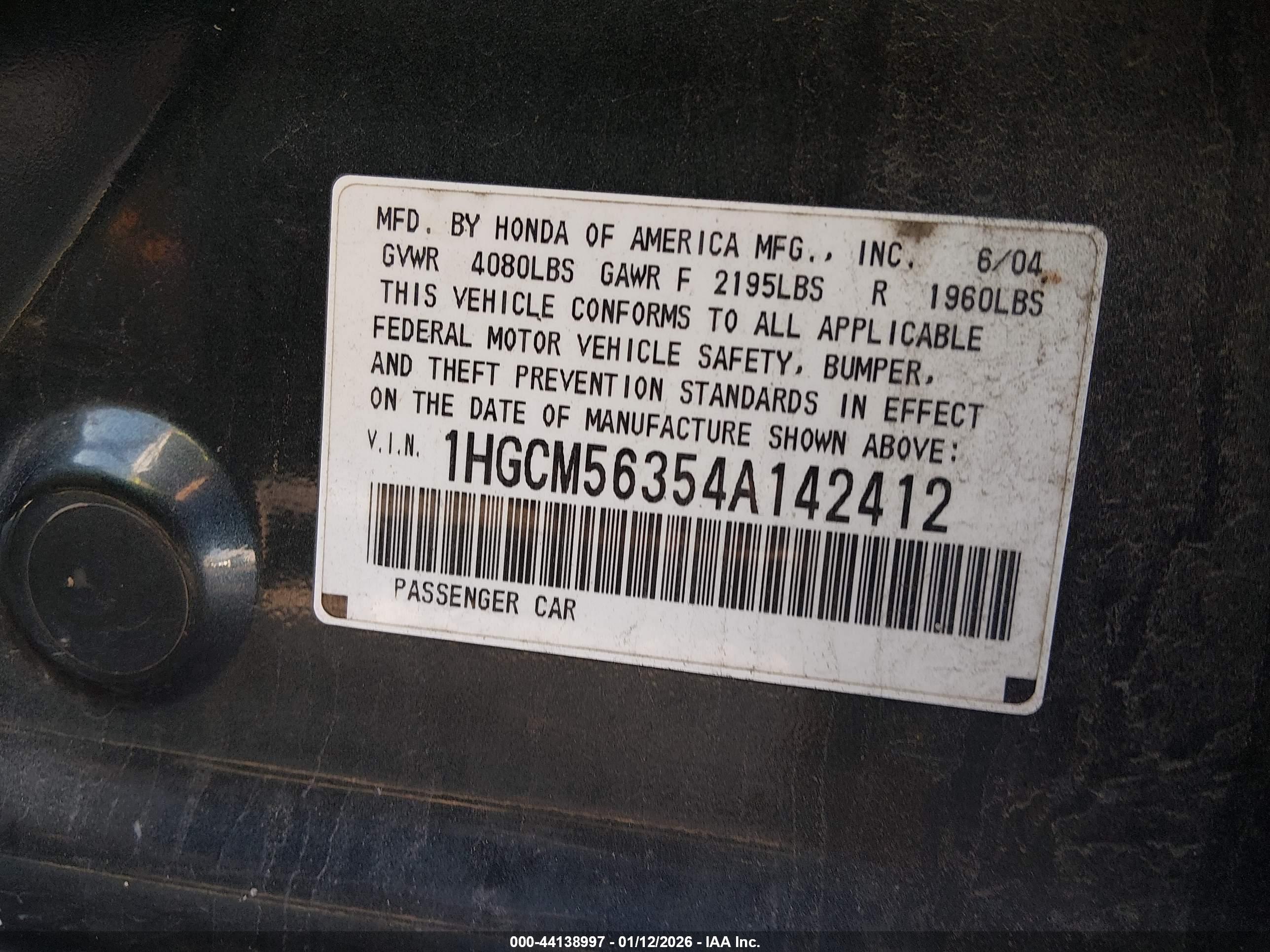 HONDA ACCORD image 9