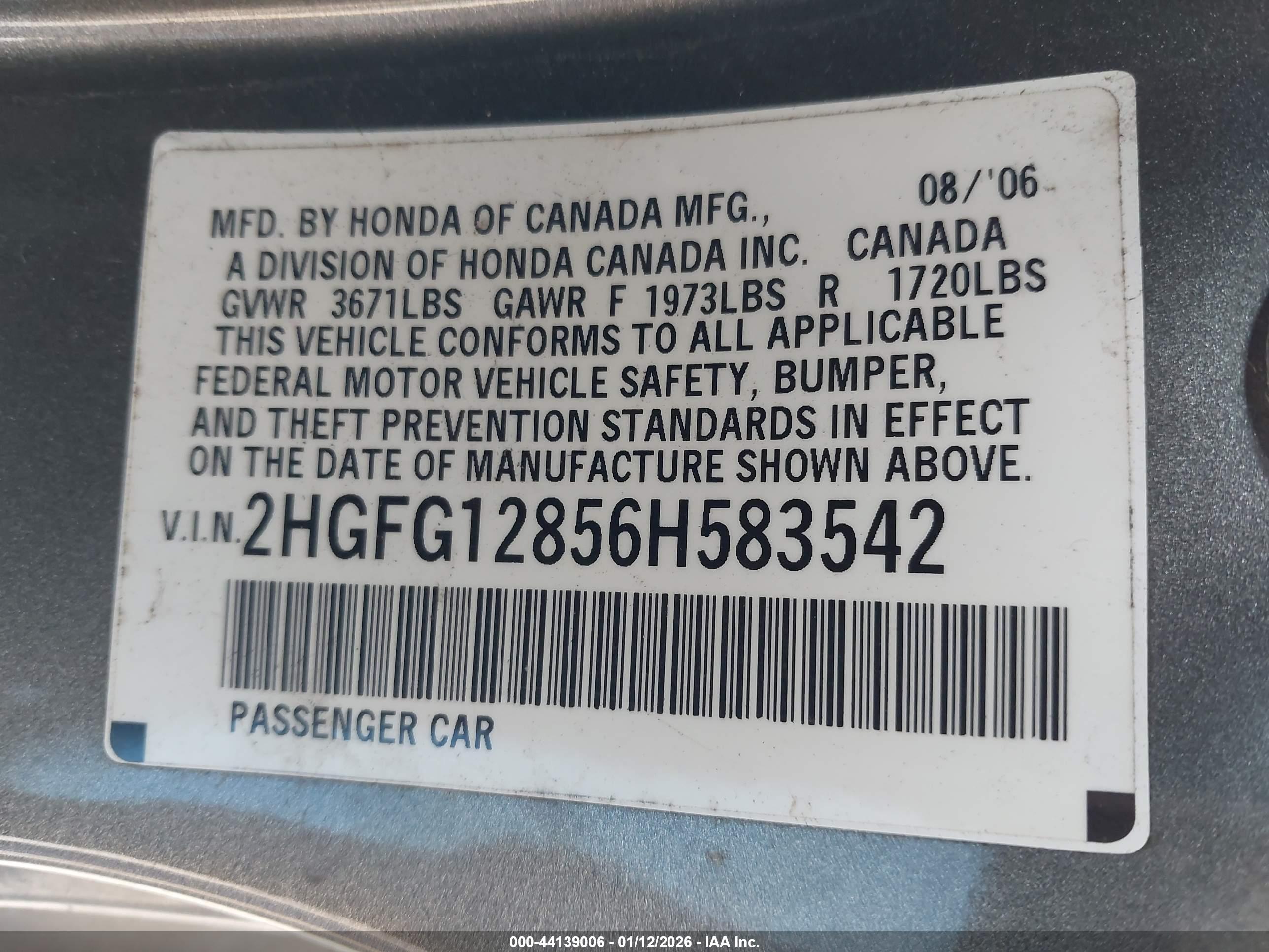 HONDA CIVIC image 9