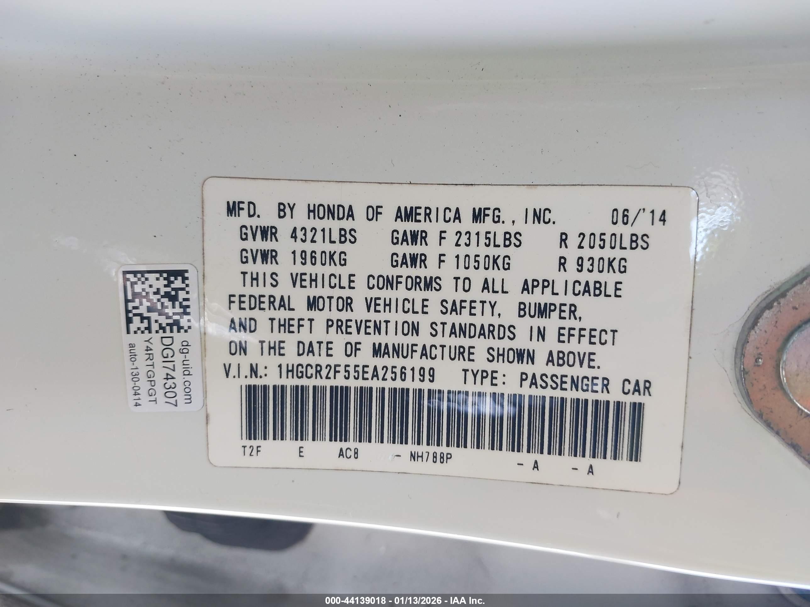 HONDA ACCORD image 9