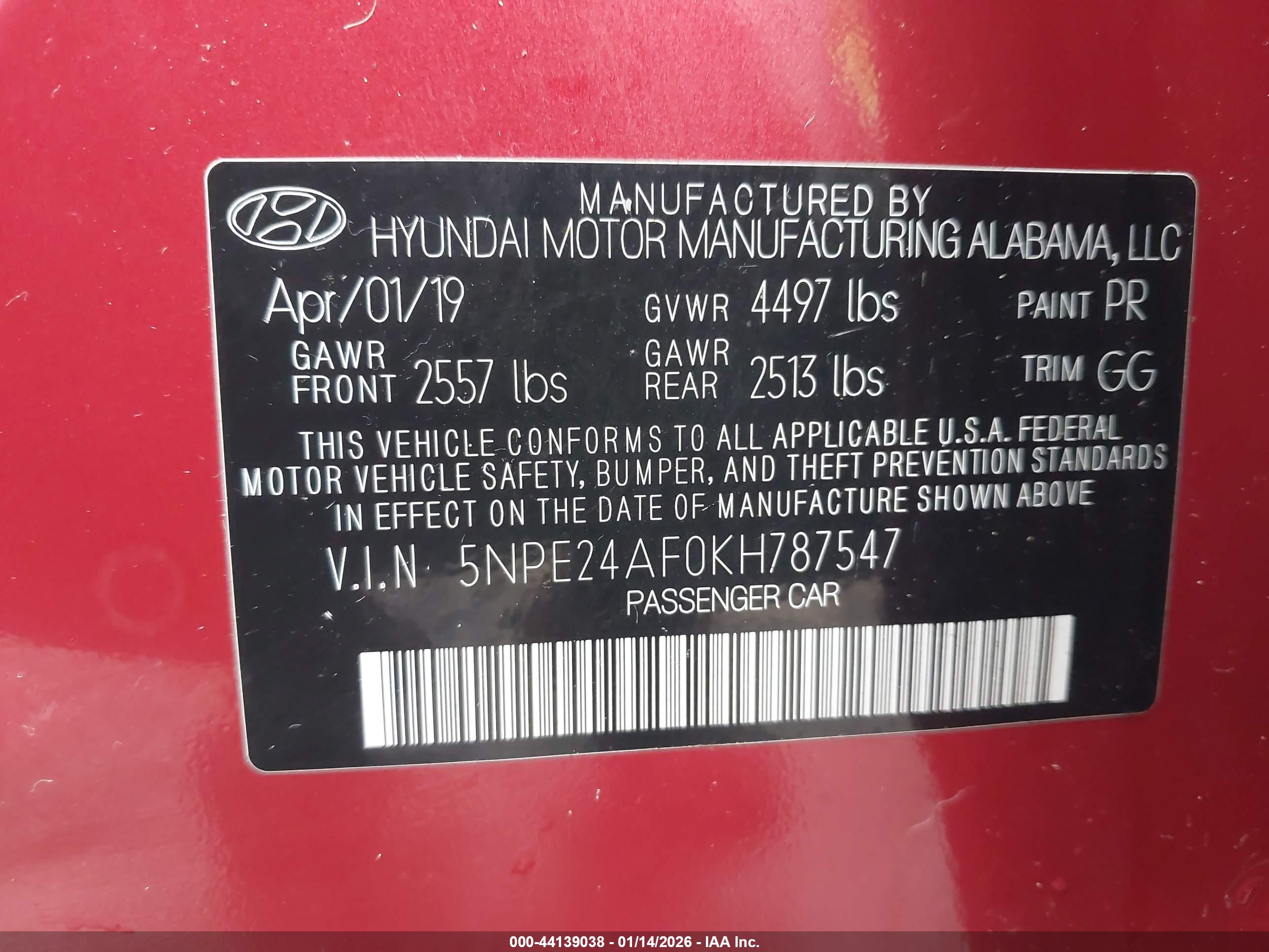 HYUNDAI SONATA image 9